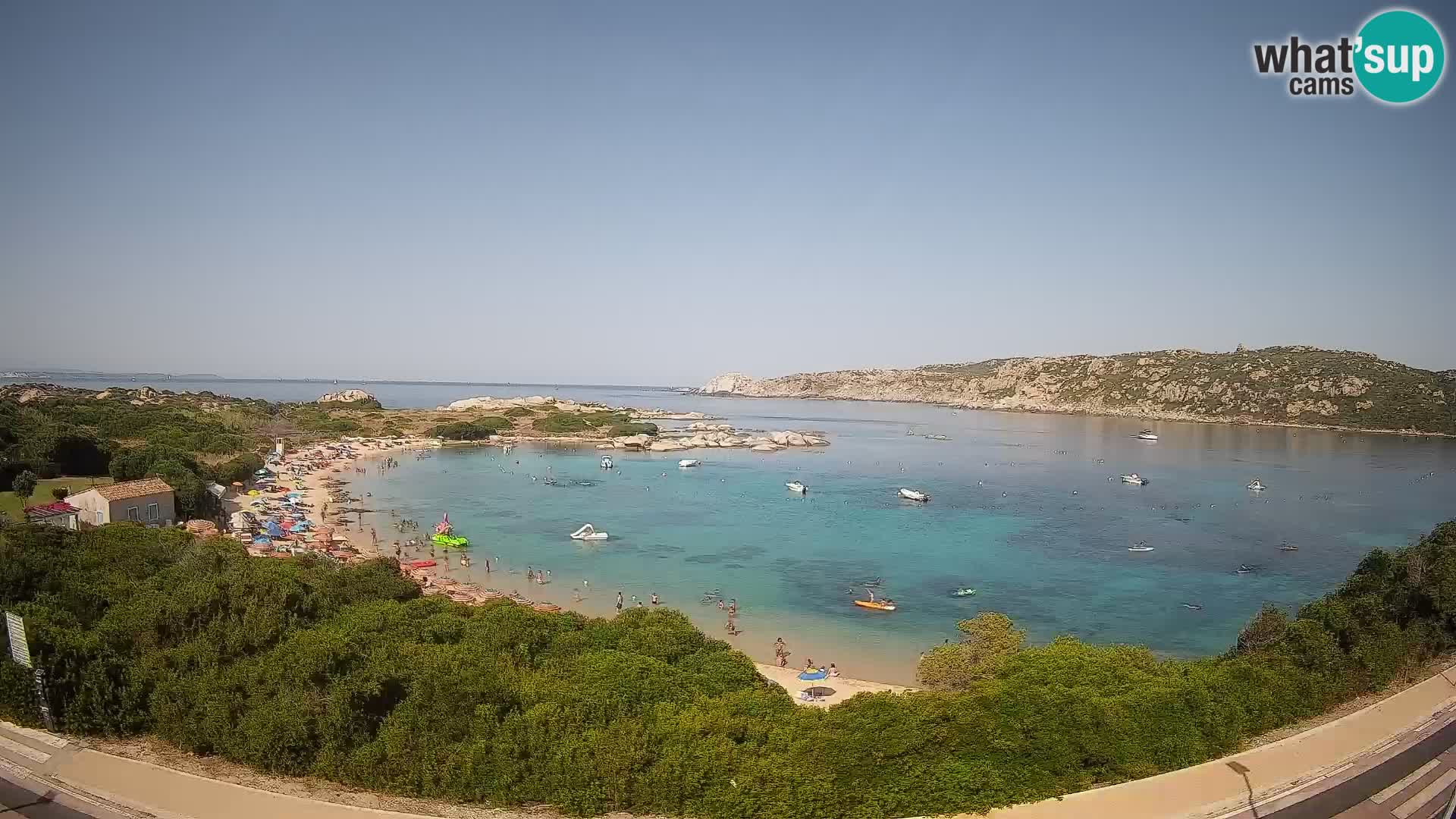 Webcam Rena di Levante – Live View from Capo Testa