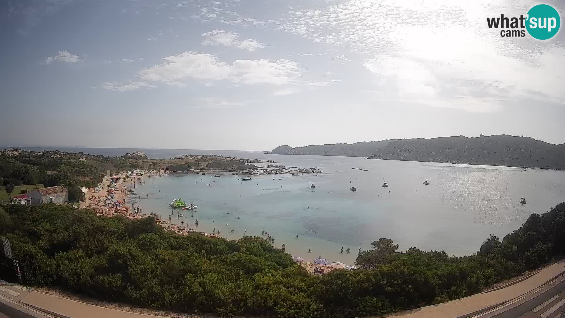 Webcam Rena di Levante – Live View from Capo Testa