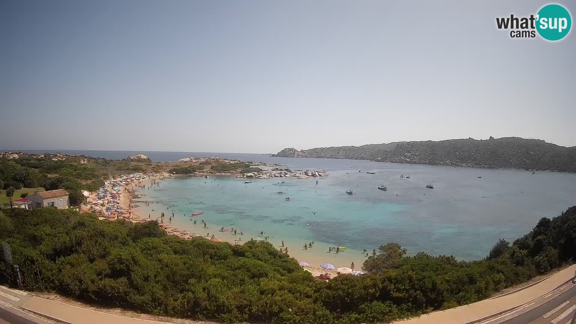 Webcam Rena di Levante – Live View from Capo Testa
