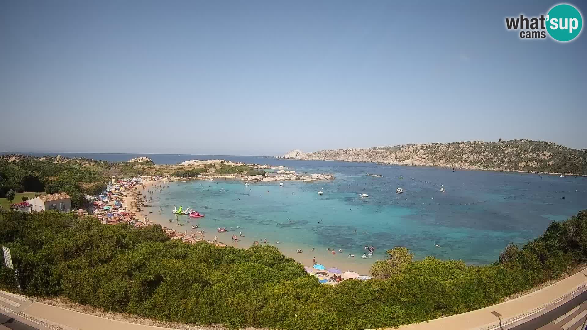 Webcam Rena di Levante – Live View from Capo Testa