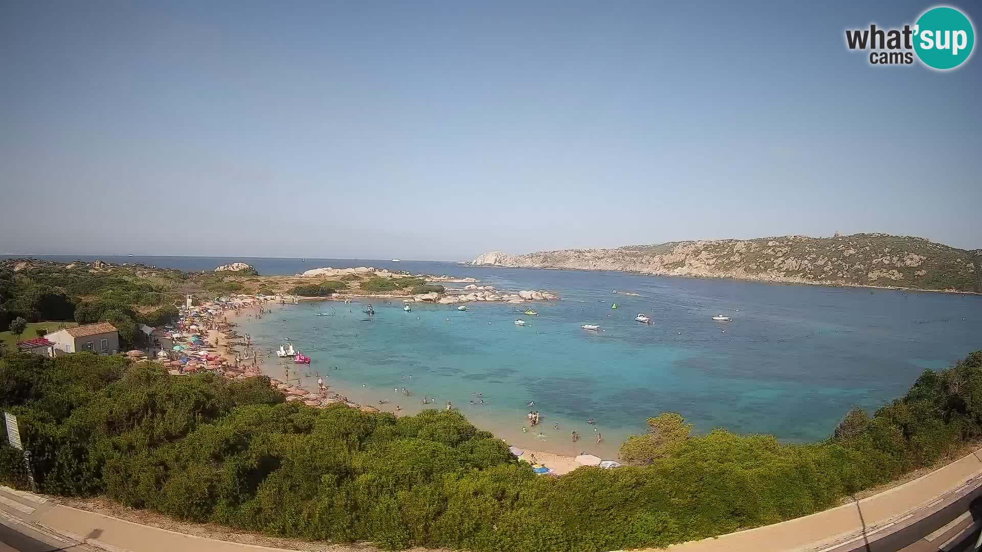 Webcam Rena di Levante – Live View from Capo Testa