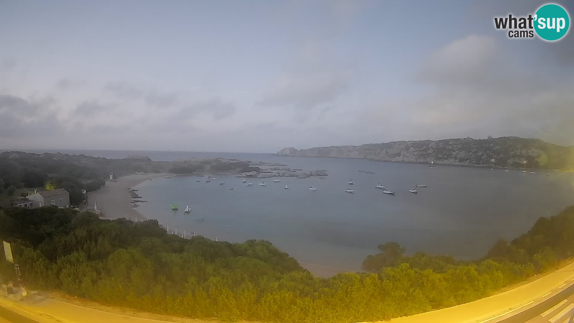 Web kamera Rena di Levante – Pogled uživo s Capo Testa