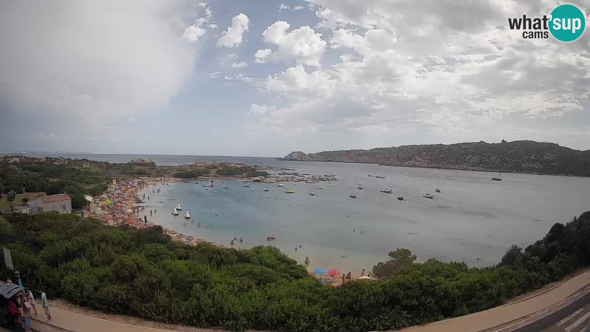 Webcam Rena di Levante – Live View from Capo Testa