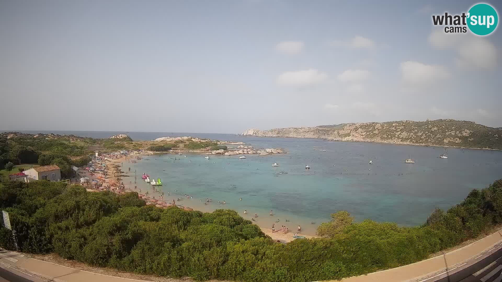 Webcam Rena di Levante – Live View from Capo Testa