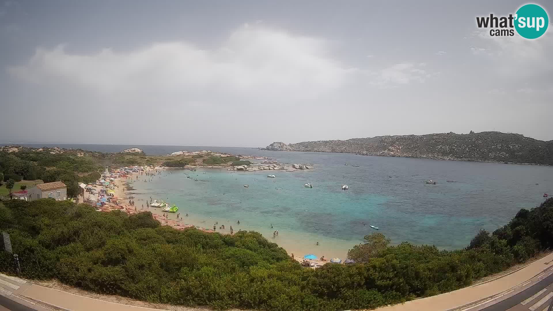 Webcam Rena di Levante – Live View from Capo Testa