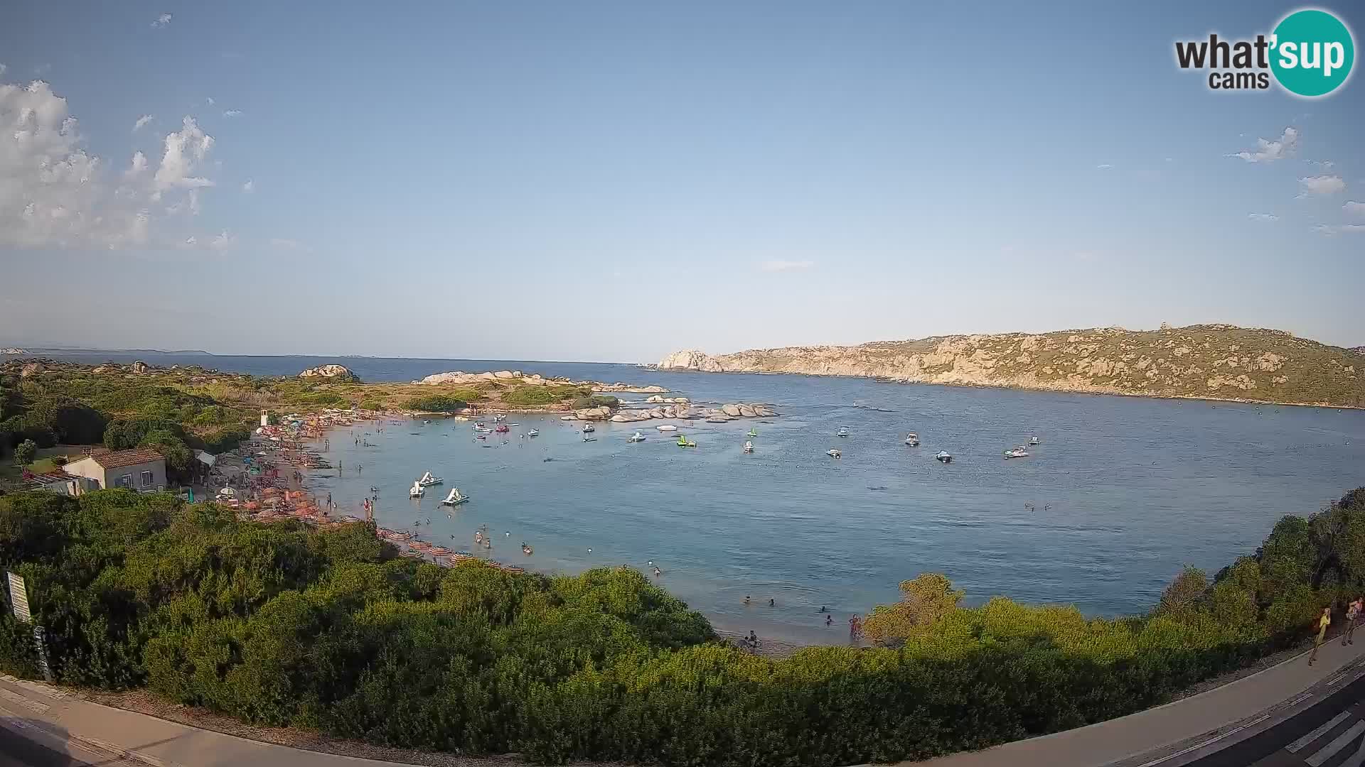 Spletna kamera Rena di Levante – Pogled v živo na Capo Testa