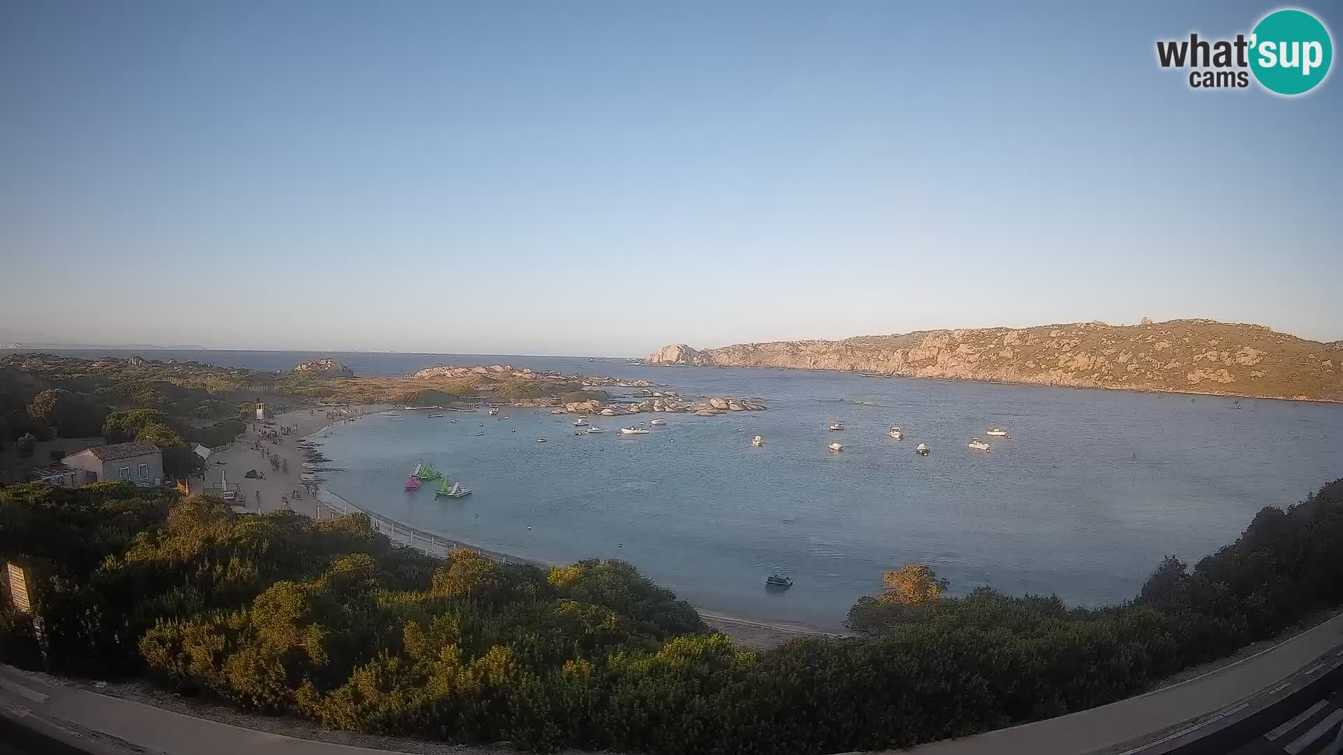 Webcam Rena di Levante – Live View from Capo Testa
