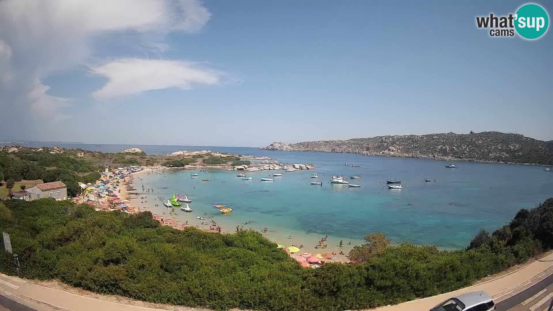 Webcam Rena di Levante – Live View from Capo Testa