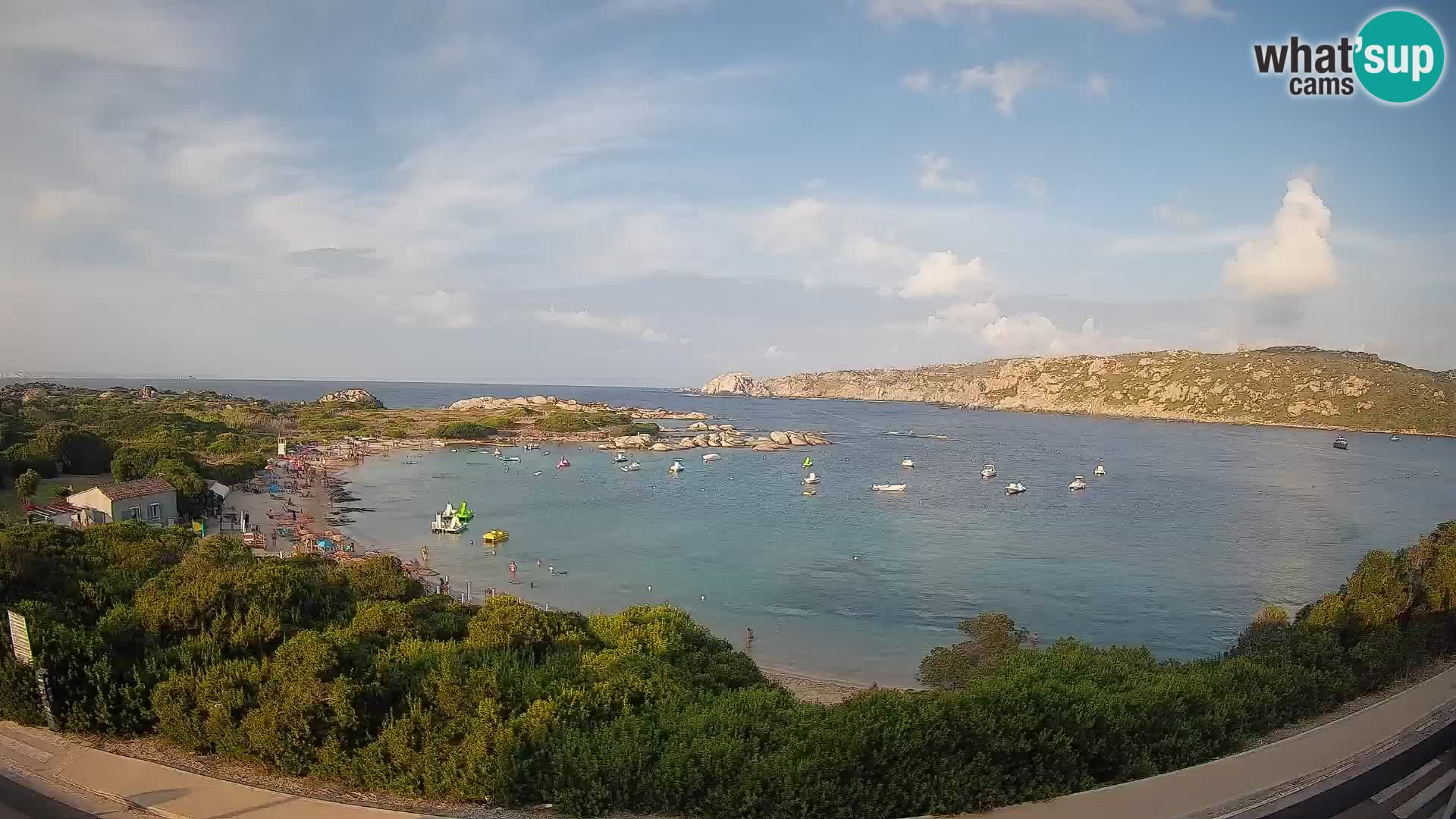 Web kamera Rena di Levante – Pogled uživo s Capo Testa