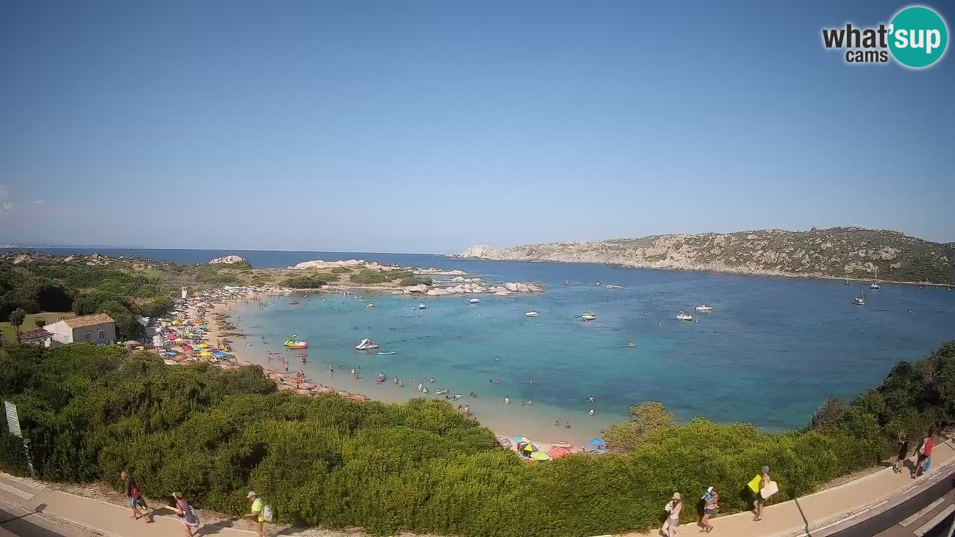 Webcam Rena di Levante – Live View from Capo Testa