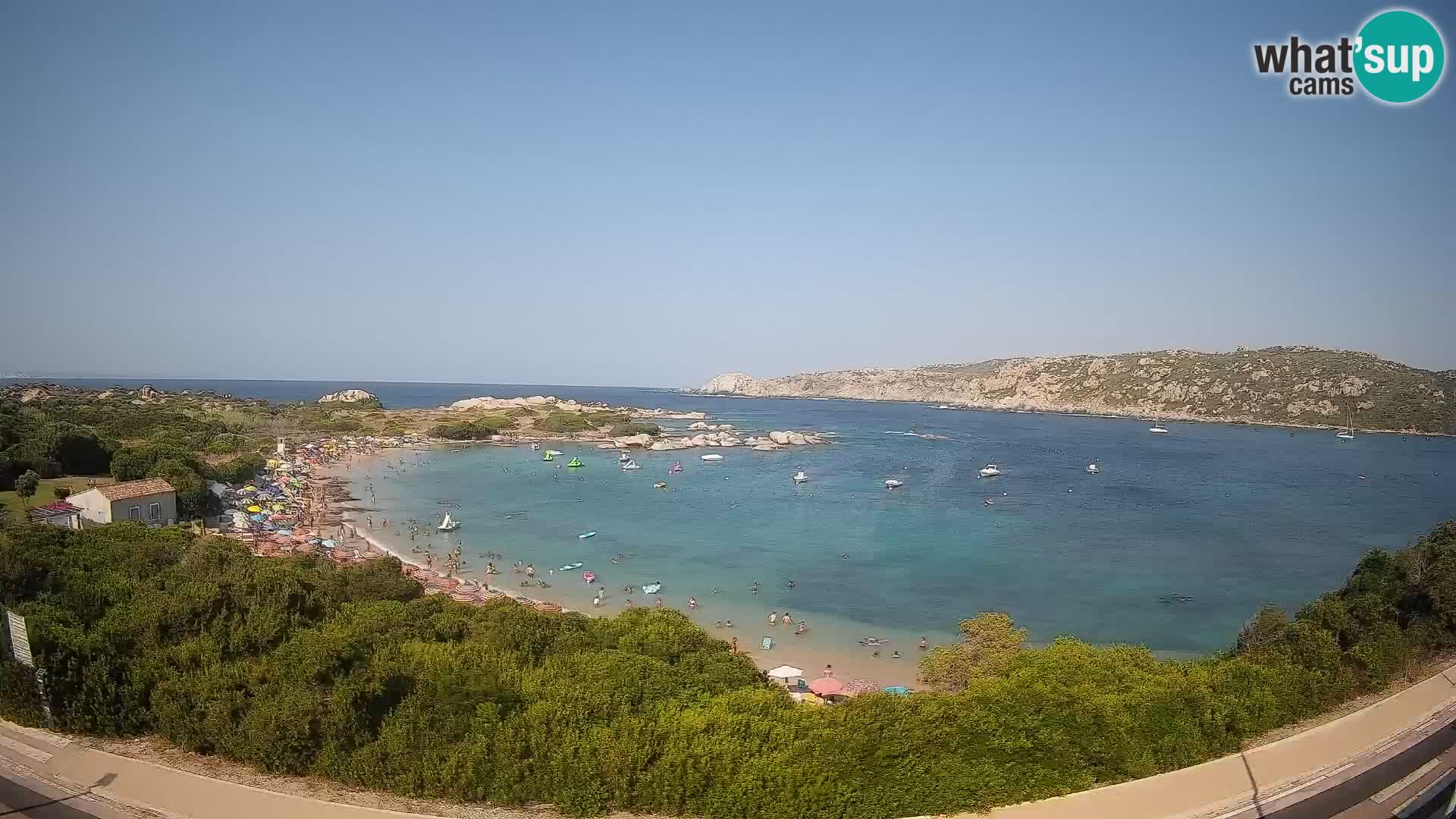 Webcam Rena di Levante – Live View from Capo Testa