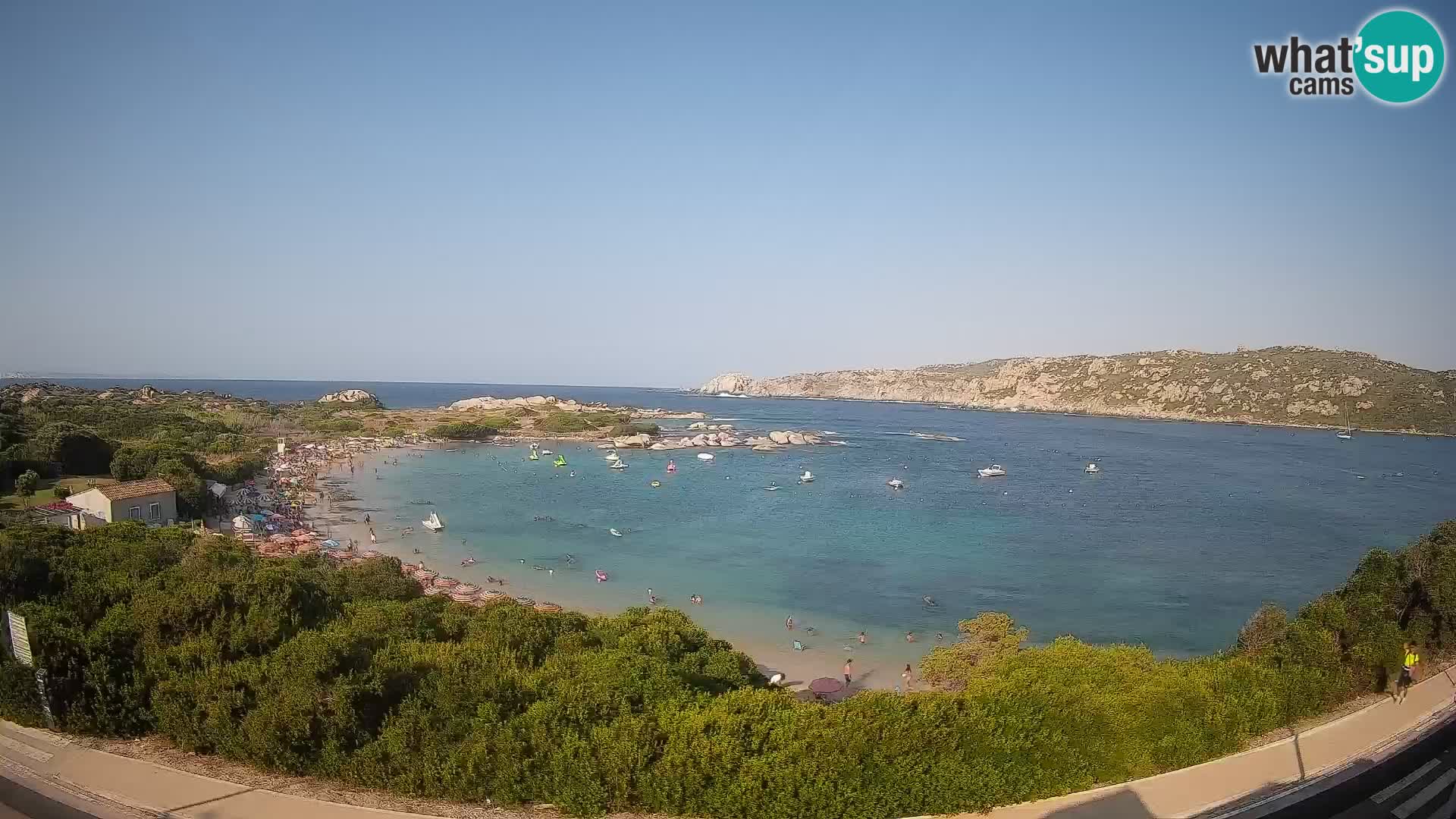 Webcam Rena di Levante – Live View from Capo Testa