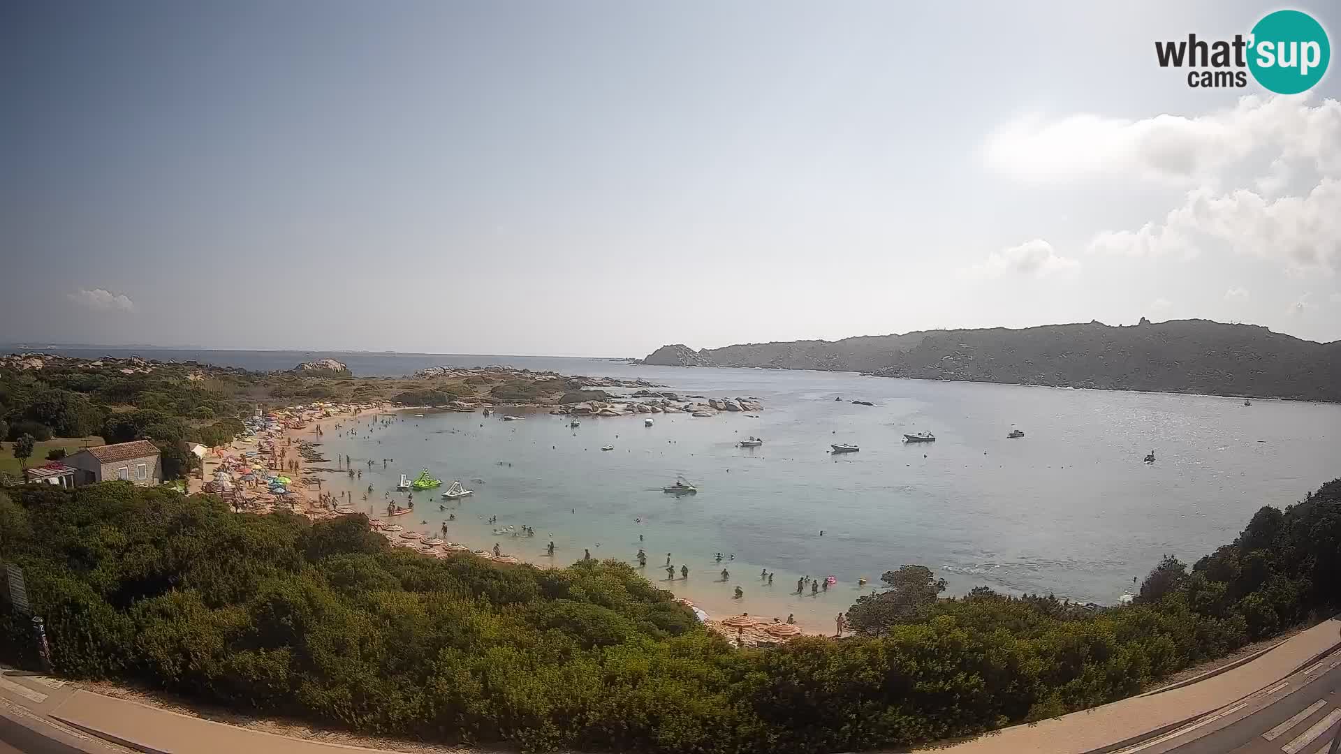 Web kamera Rena di Levante – Pogled uživo s Capo Testa
