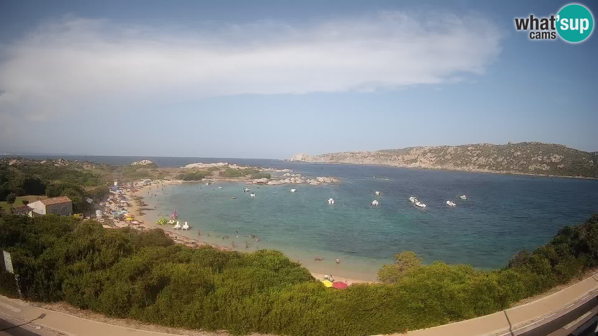 Webcam Rena di Levante – Live View from Capo Testa