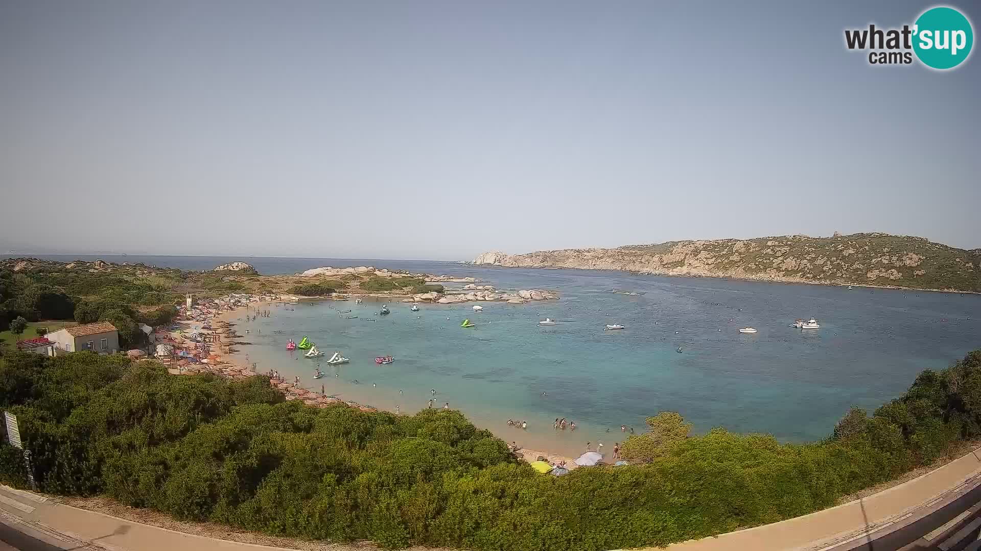 Webcam Rena di Levante – Live View from Capo Testa