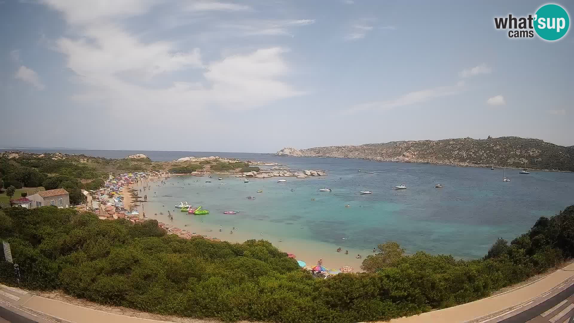 Webcam Rena di Levante – Live View from Capo Testa