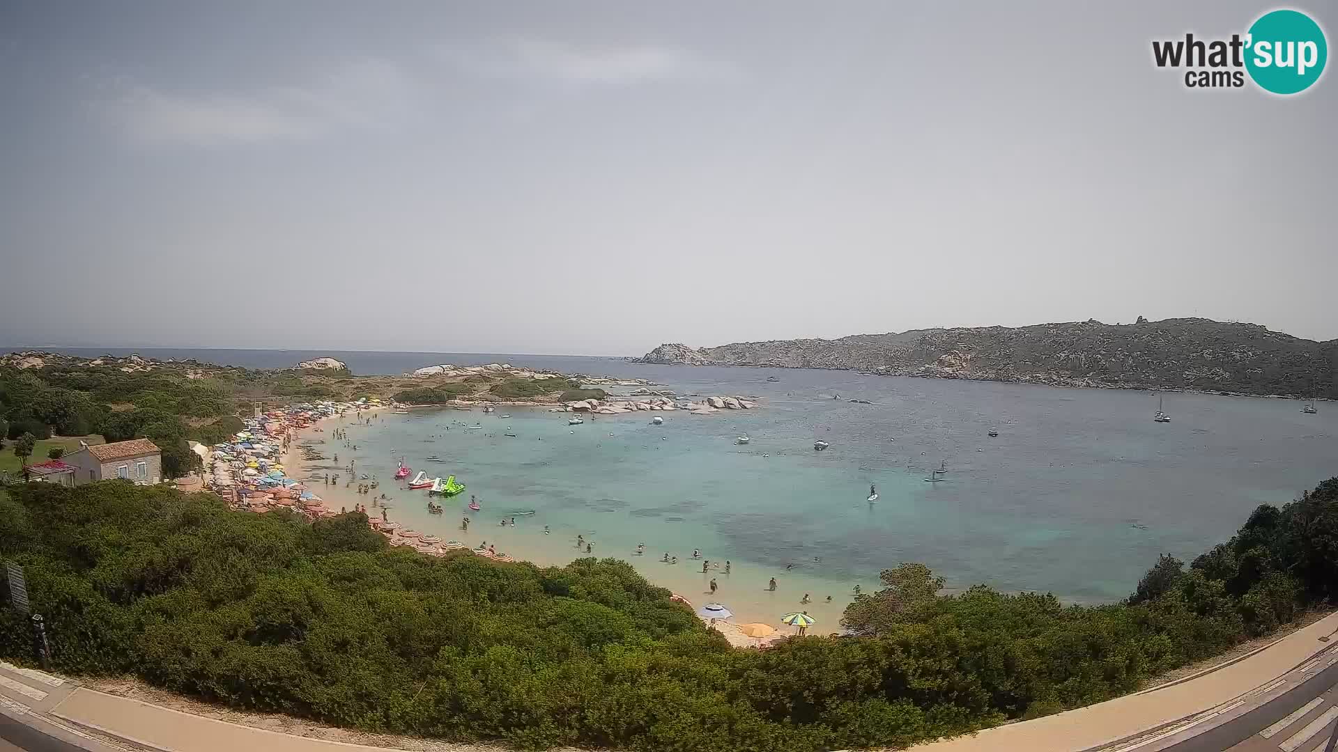 Webcam Rena di Levante – Live View from Capo Testa