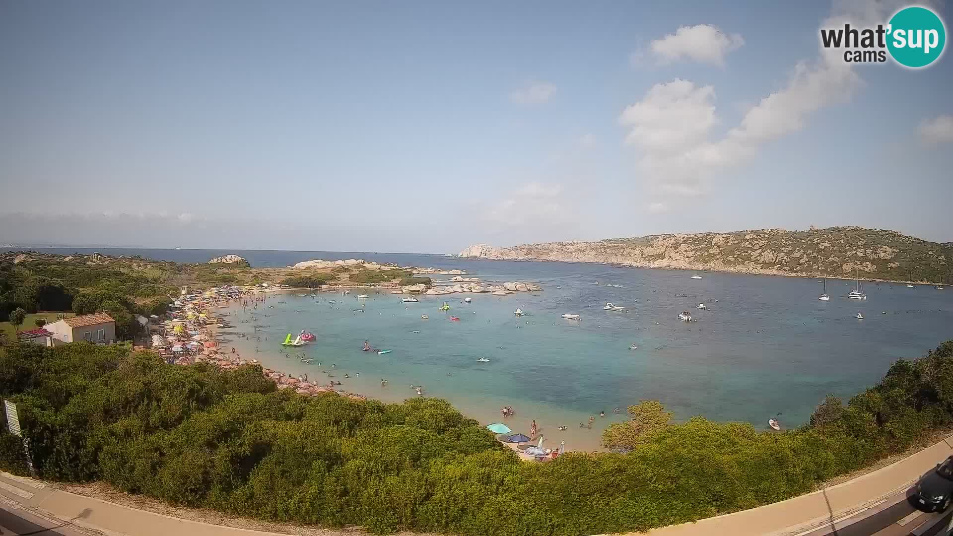 Webcam Rena di Levante – Live View from Capo Testa