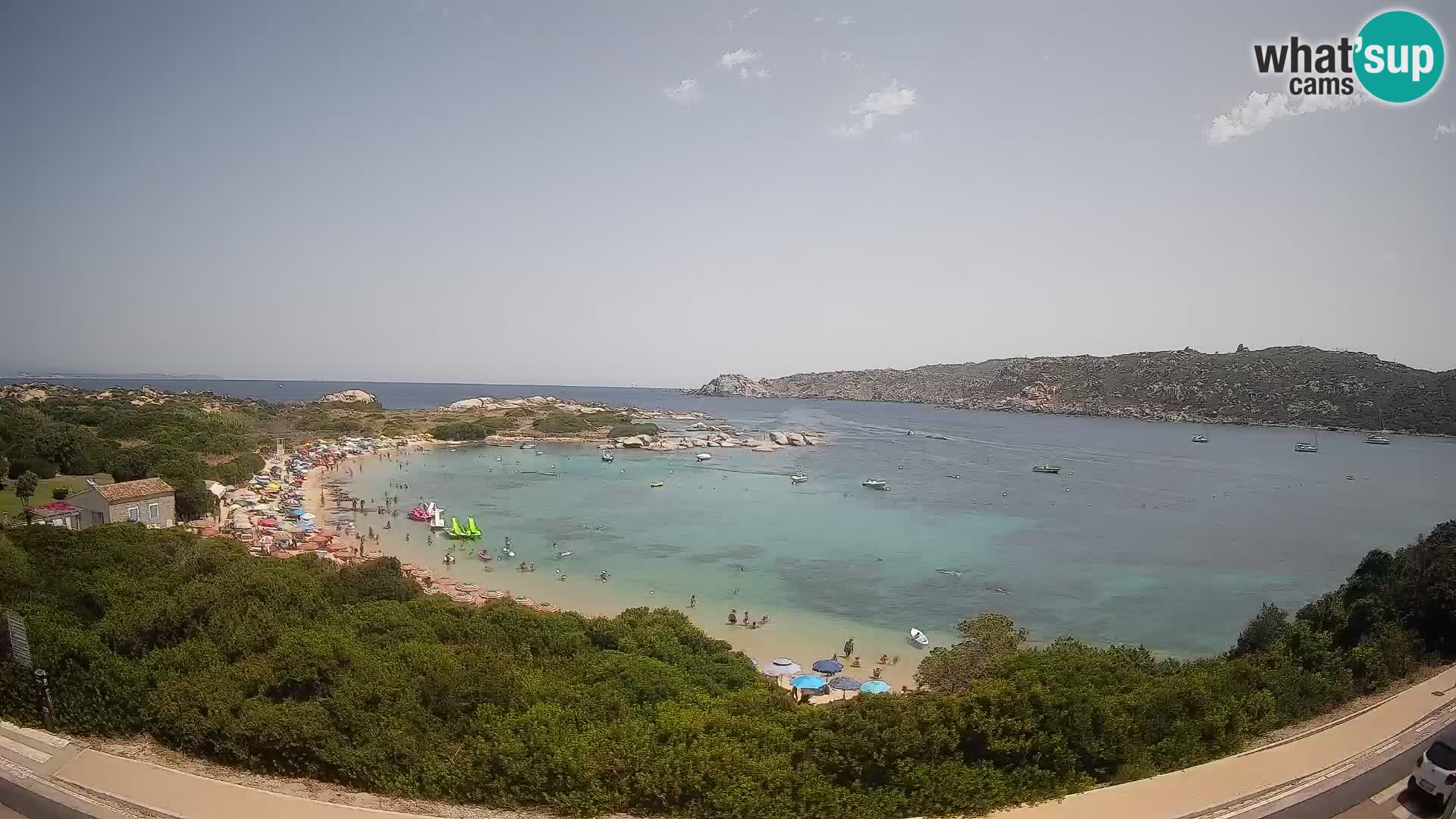 Webcam Rena di Levante – Live View from Capo Testa