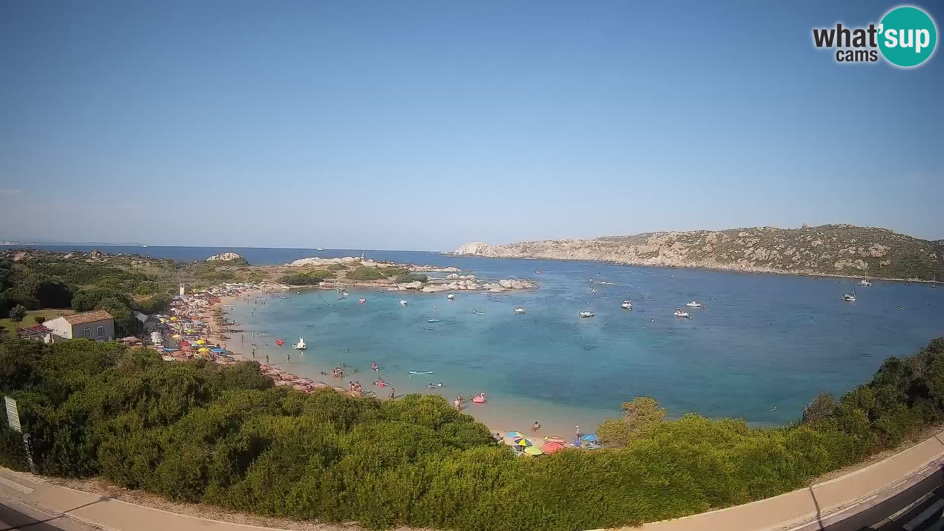 Webcam Rena di Levante – Live View from Capo Testa