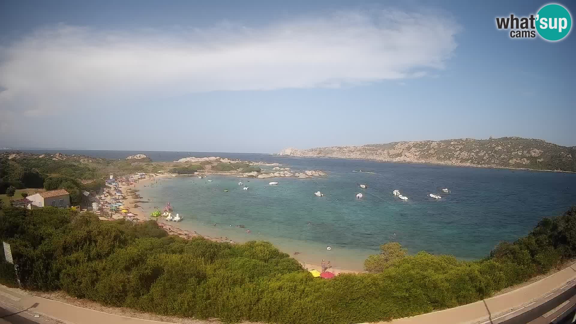 Webcam Rena di Levante – Live View from Capo Testa