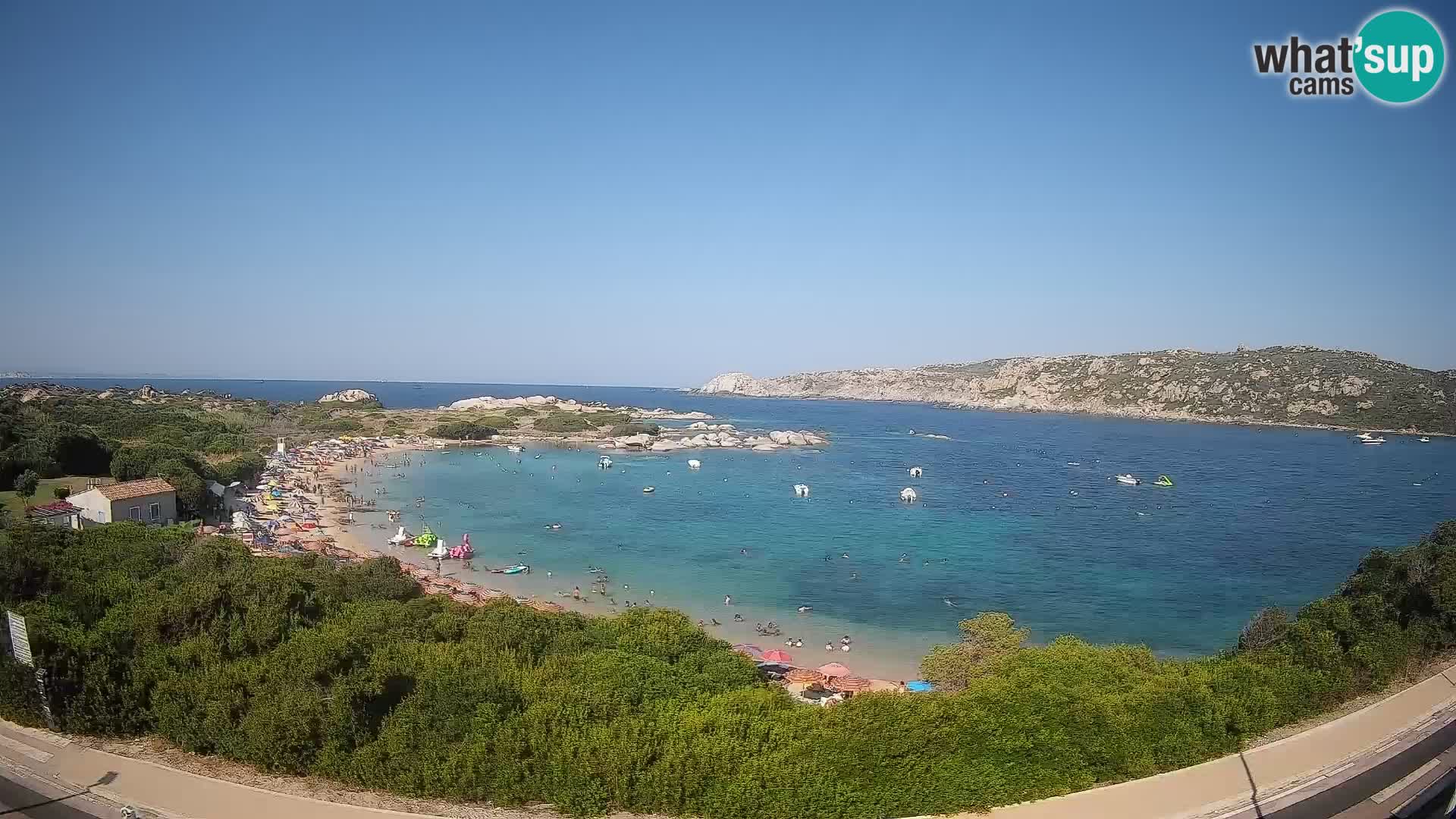 Webcam Rena di Levante – Live View from Capo Testa