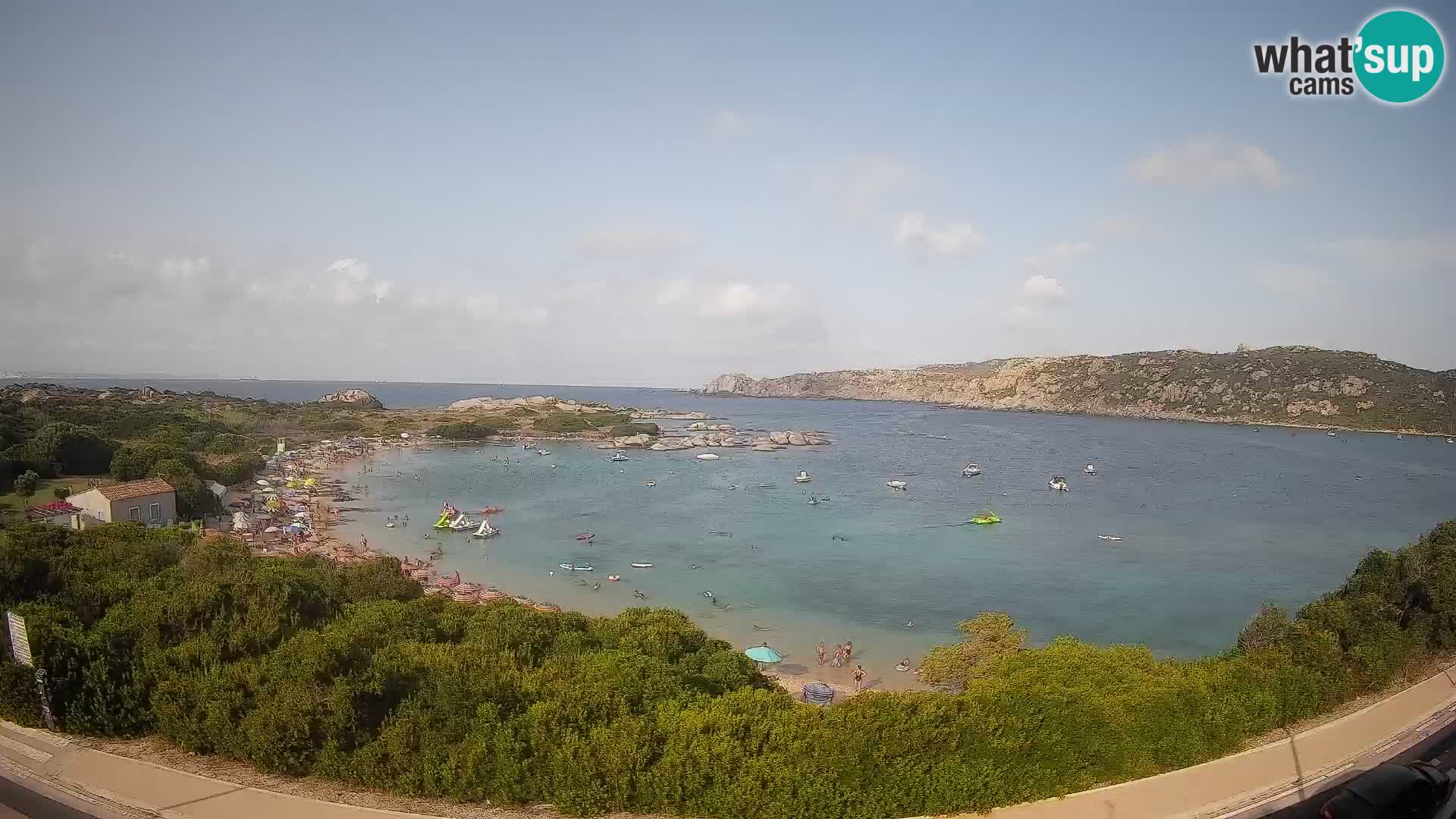 Webcam Rena di Levante – Live View from Capo Testa