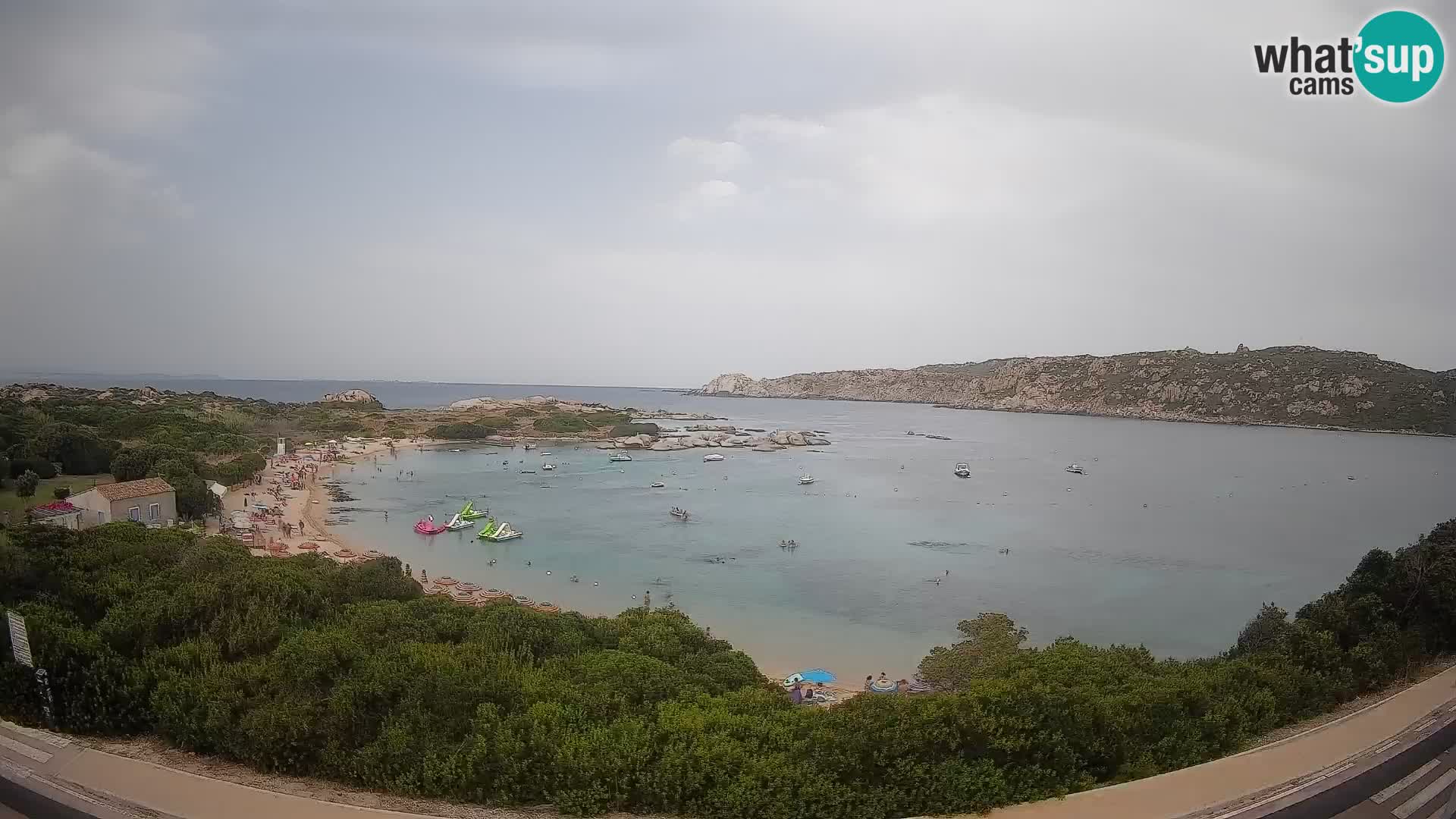 Webcam Rena di Levante – Live View from Capo Testa