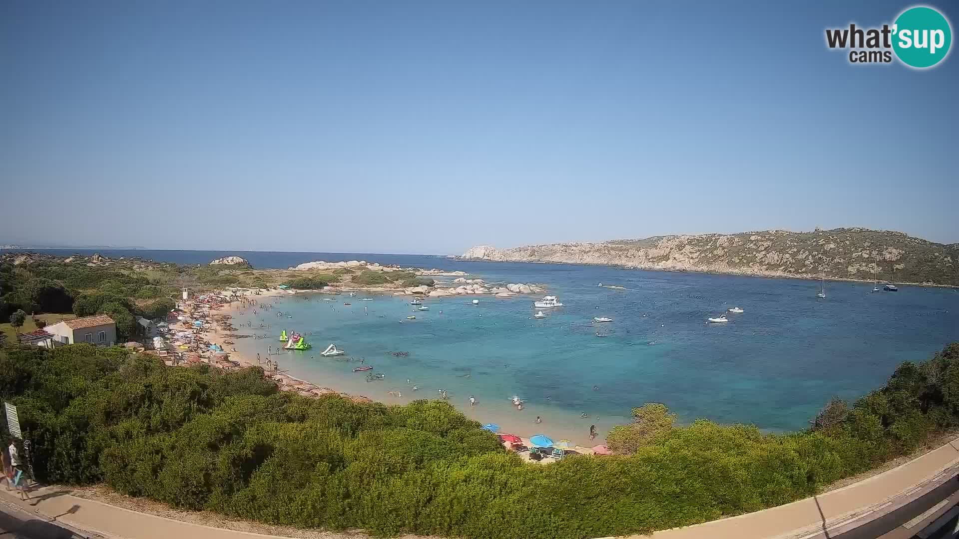 Webcam Rena di Levante – Live View from Capo Testa