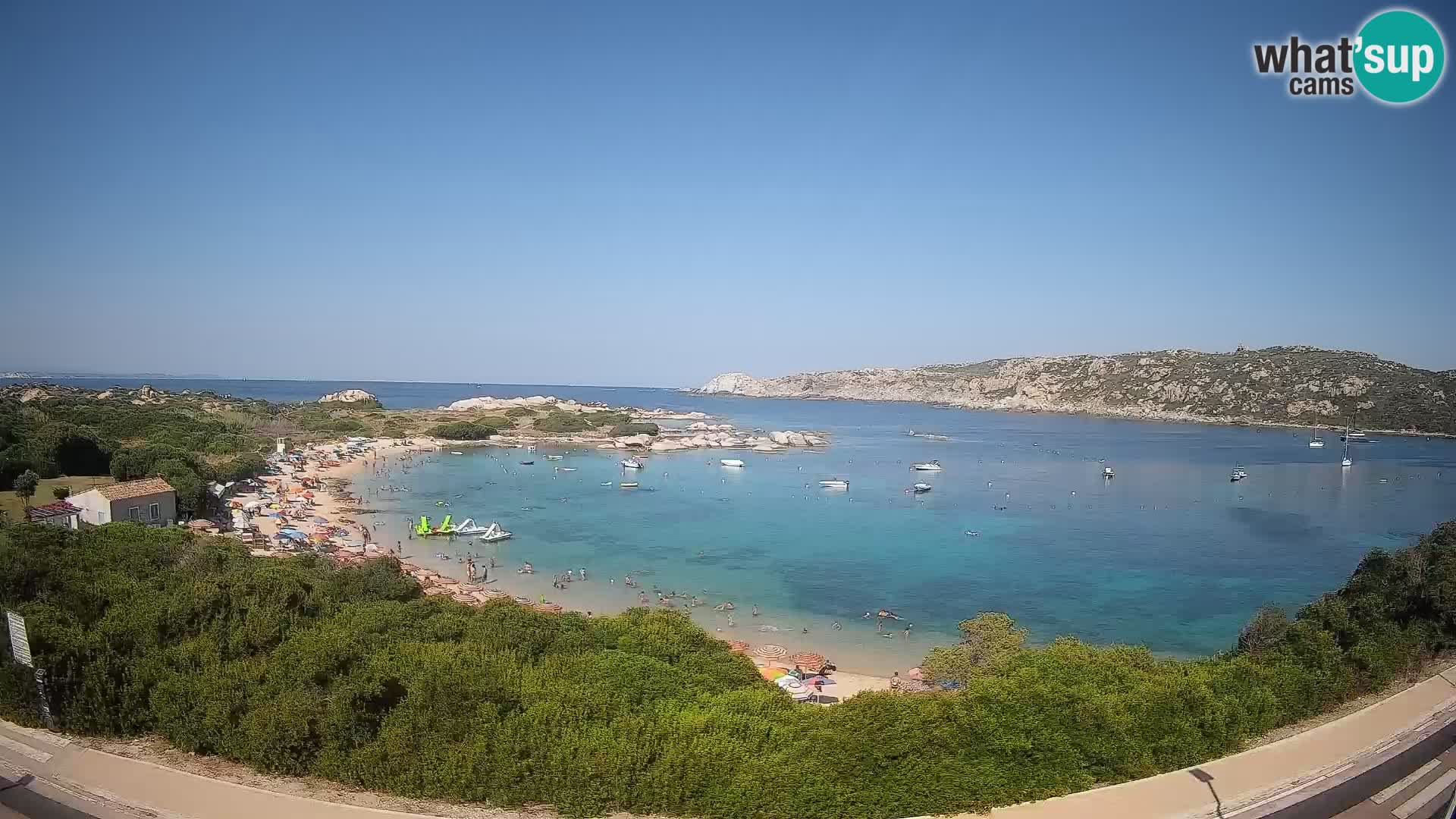 Webcam Rena di Levante – Live View from Capo Testa