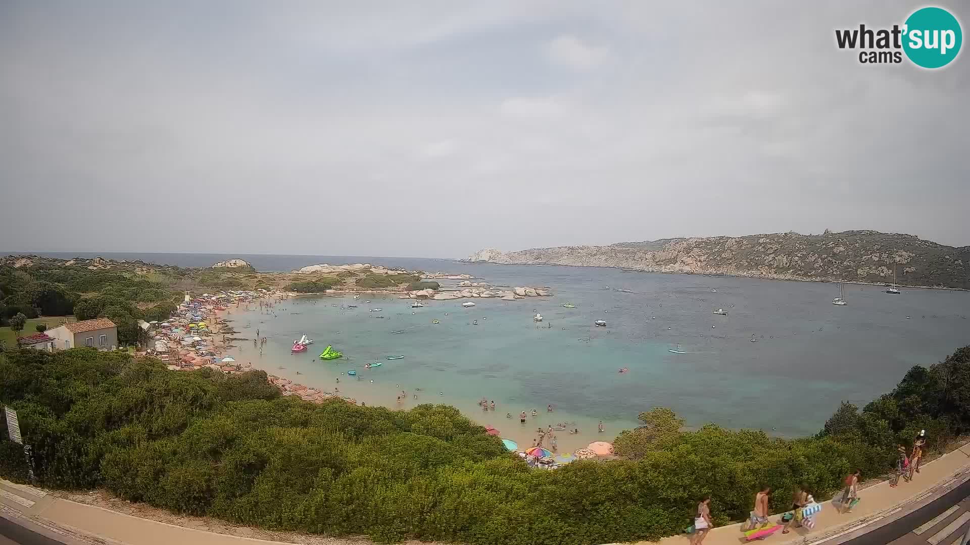 Webcam Rena di Levante – Live View from Capo Testa