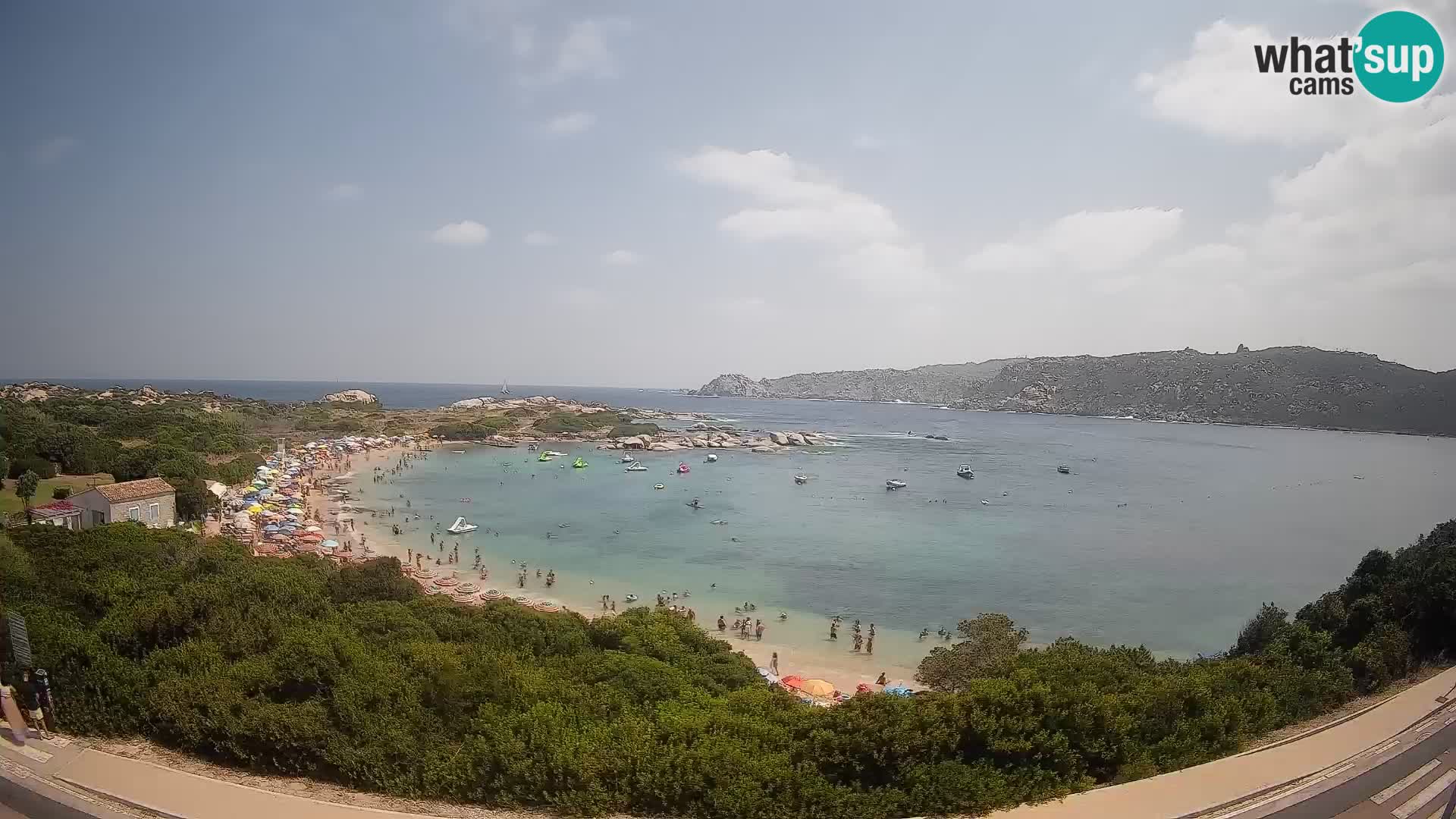 Webcam Rena di Levante – Live View from Capo Testa