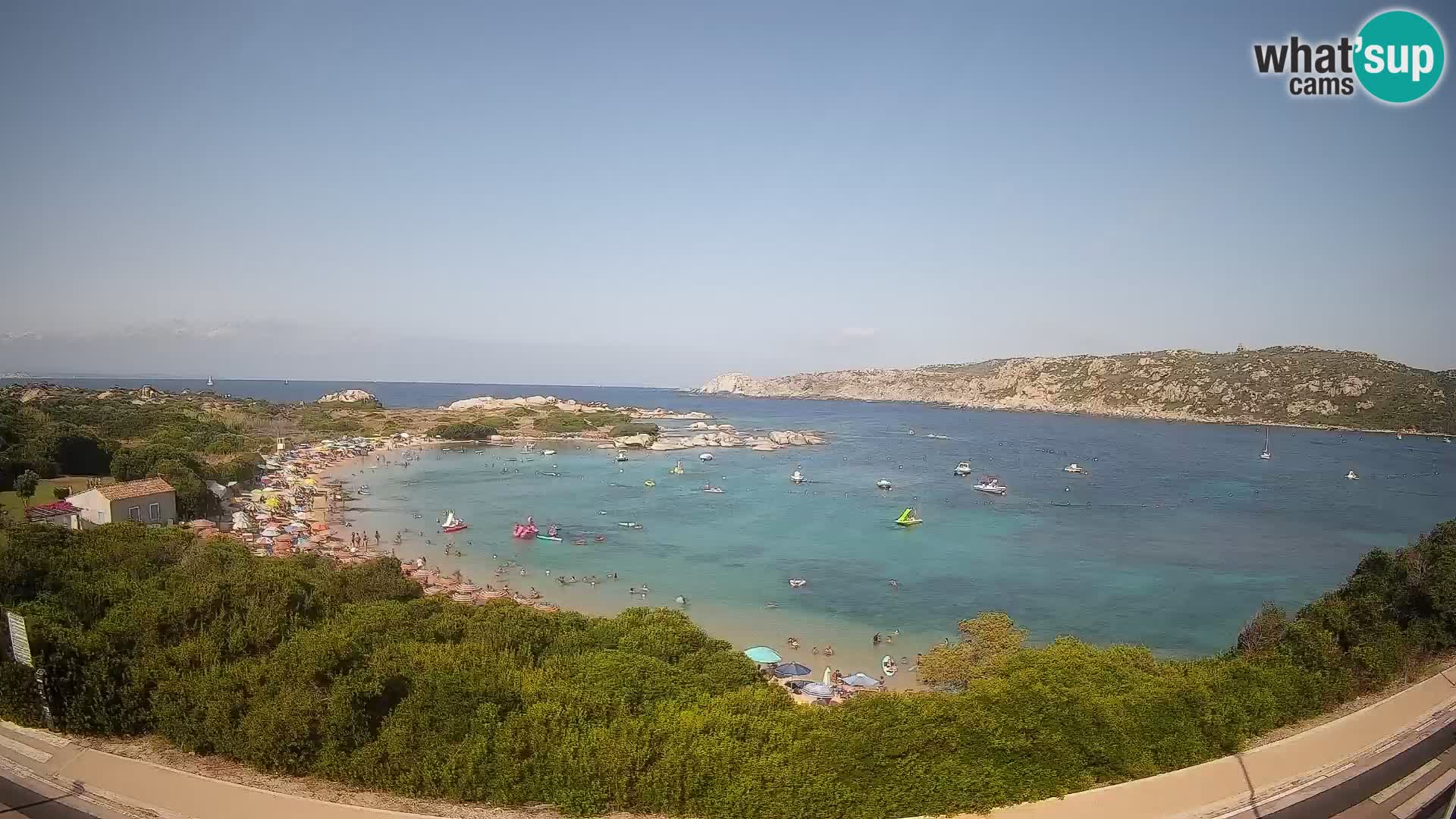 Webcam Rena di Levante – Live View from Capo Testa