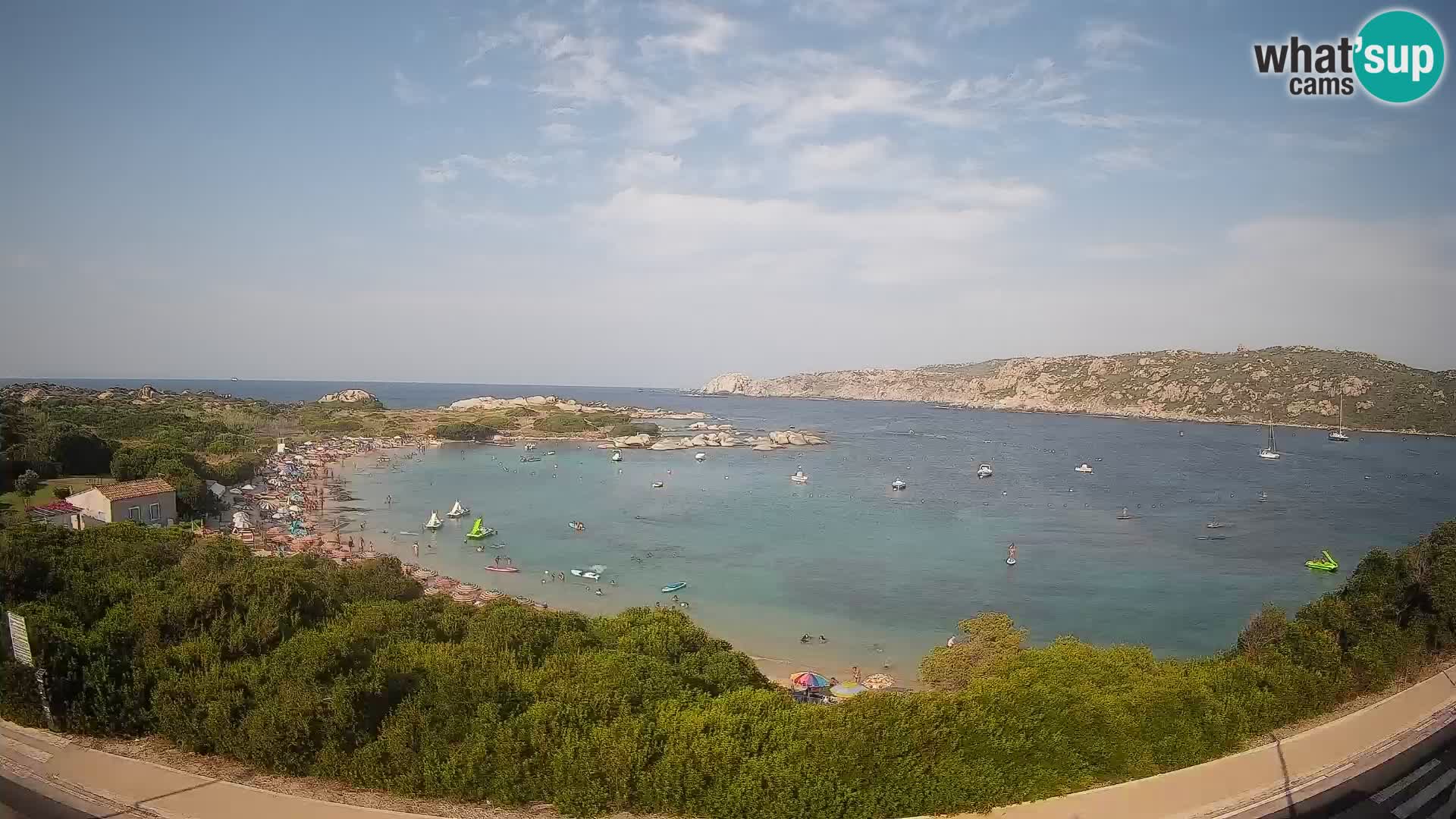 Webcam Rena di Levante – Live View from Capo Testa