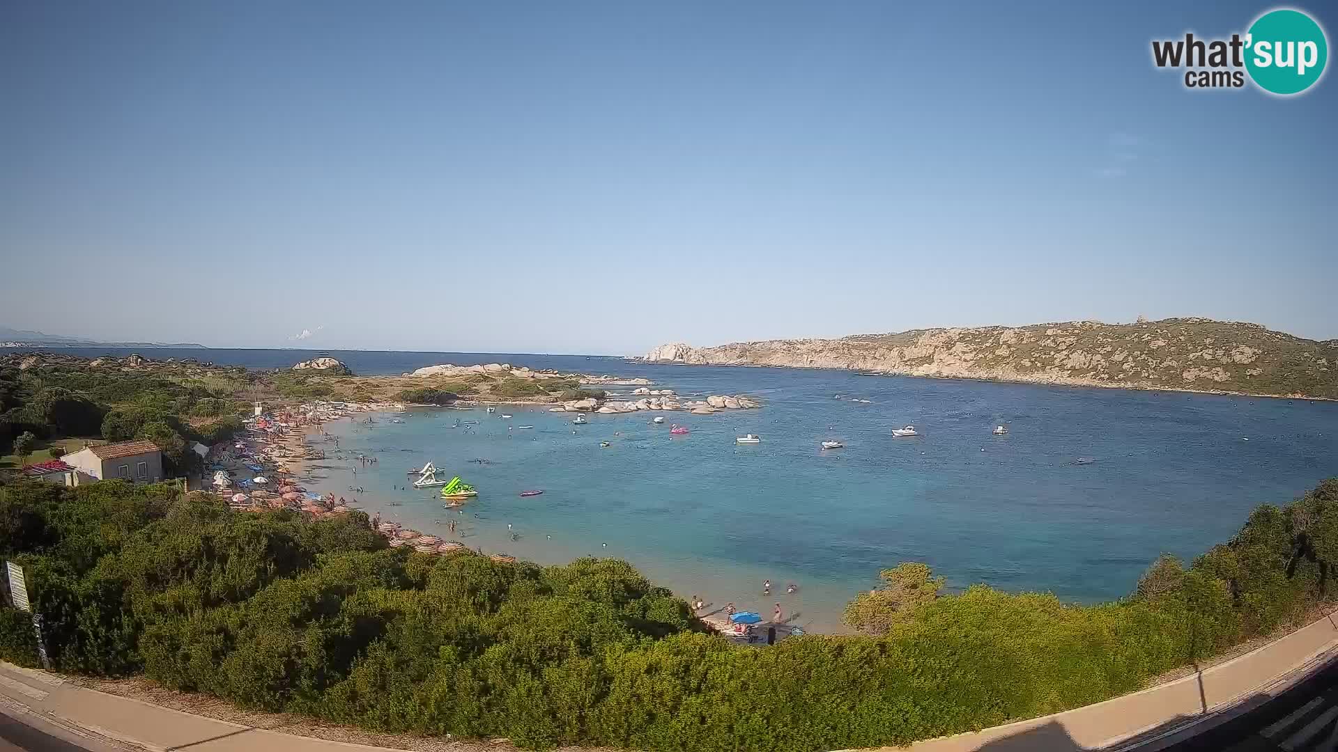 Spletna kamera Rena di Levante – Pogled v živo na Capo Testa