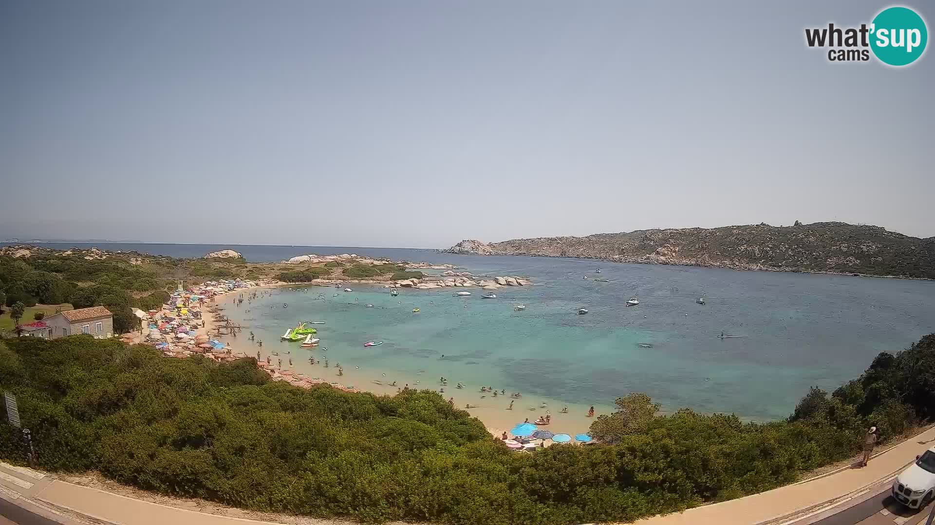 Webcam Rena di Levante – Live View from Capo Testa