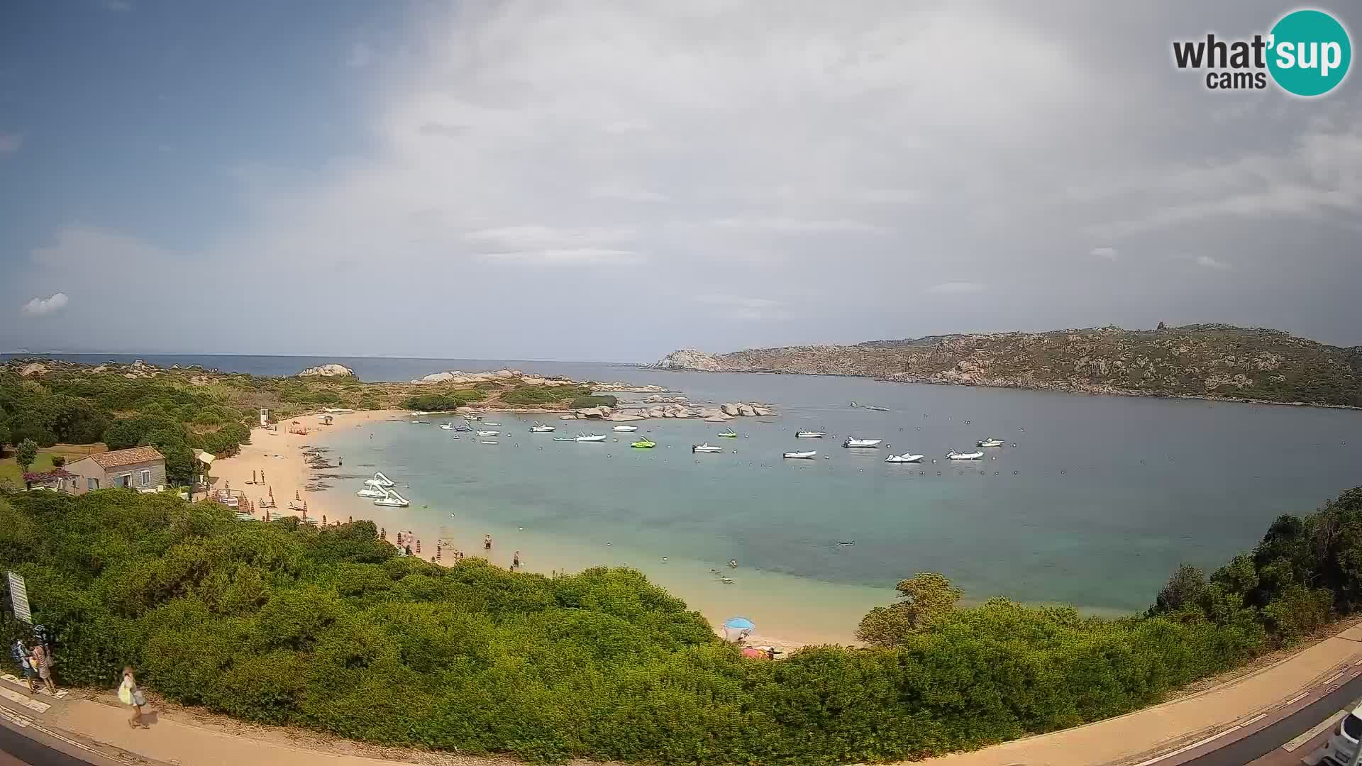 Webcam Rena di Levante – Live View from Capo Testa