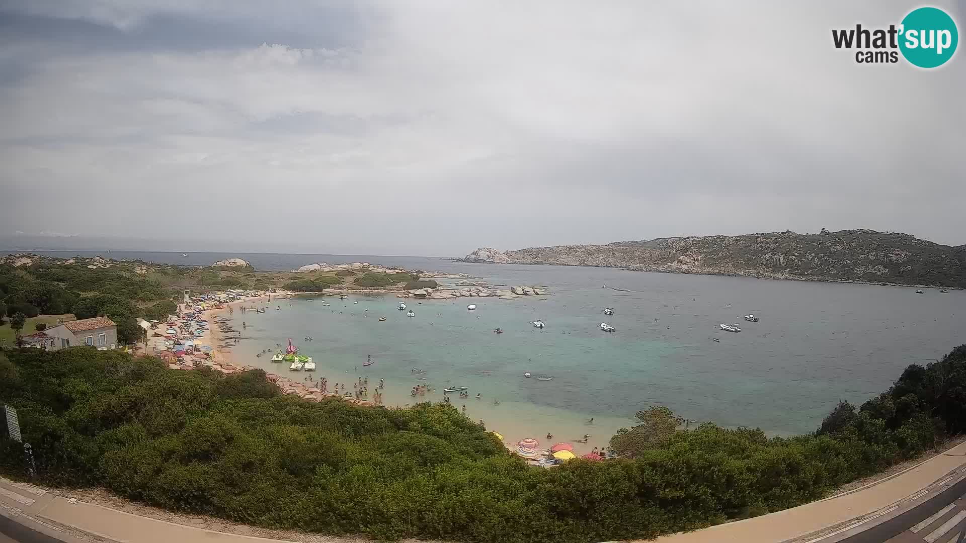 Webcam Rena di Levante – Live View from Capo Testa