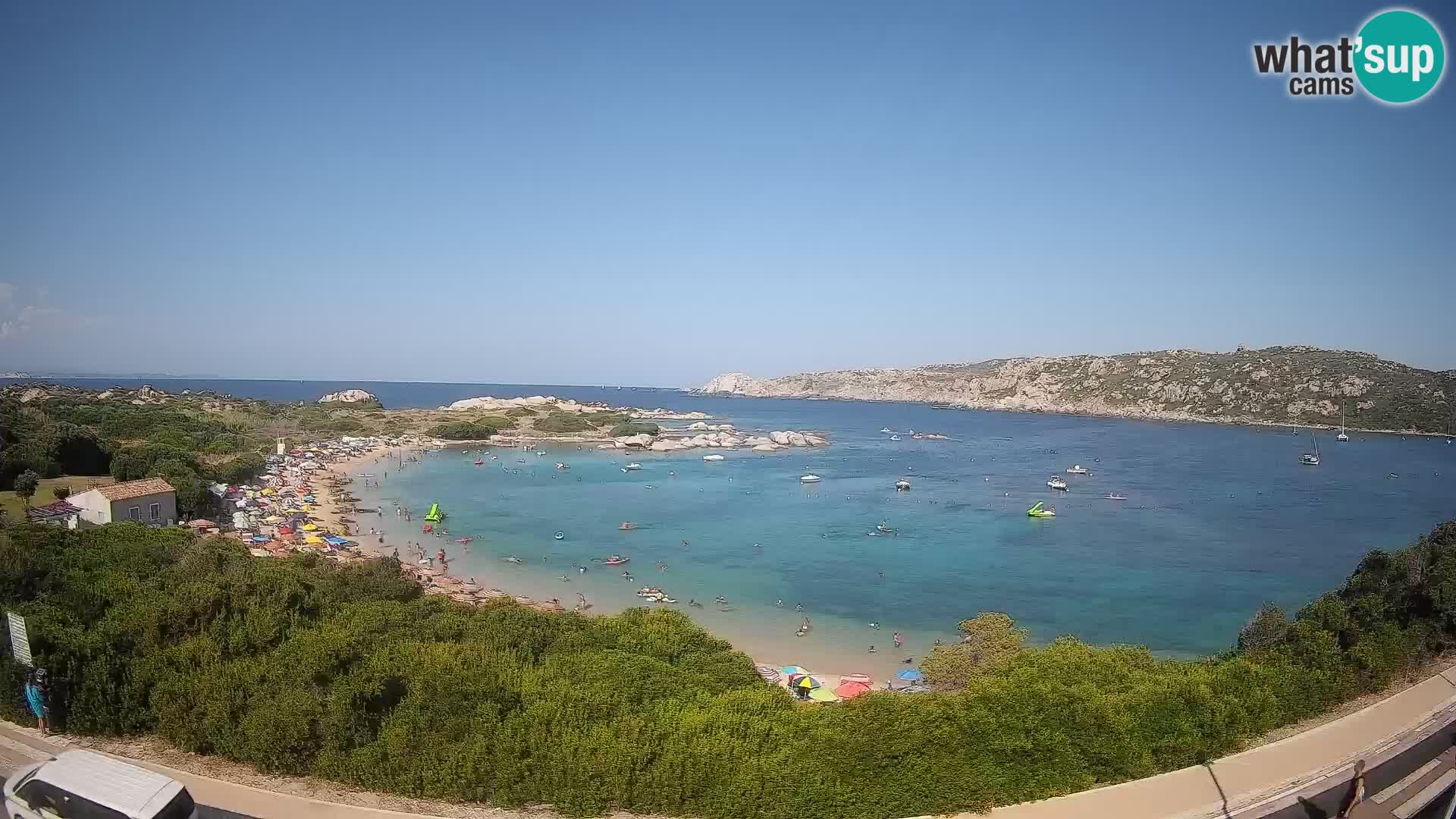 Webcam Rena di Levante – Live View from Capo Testa