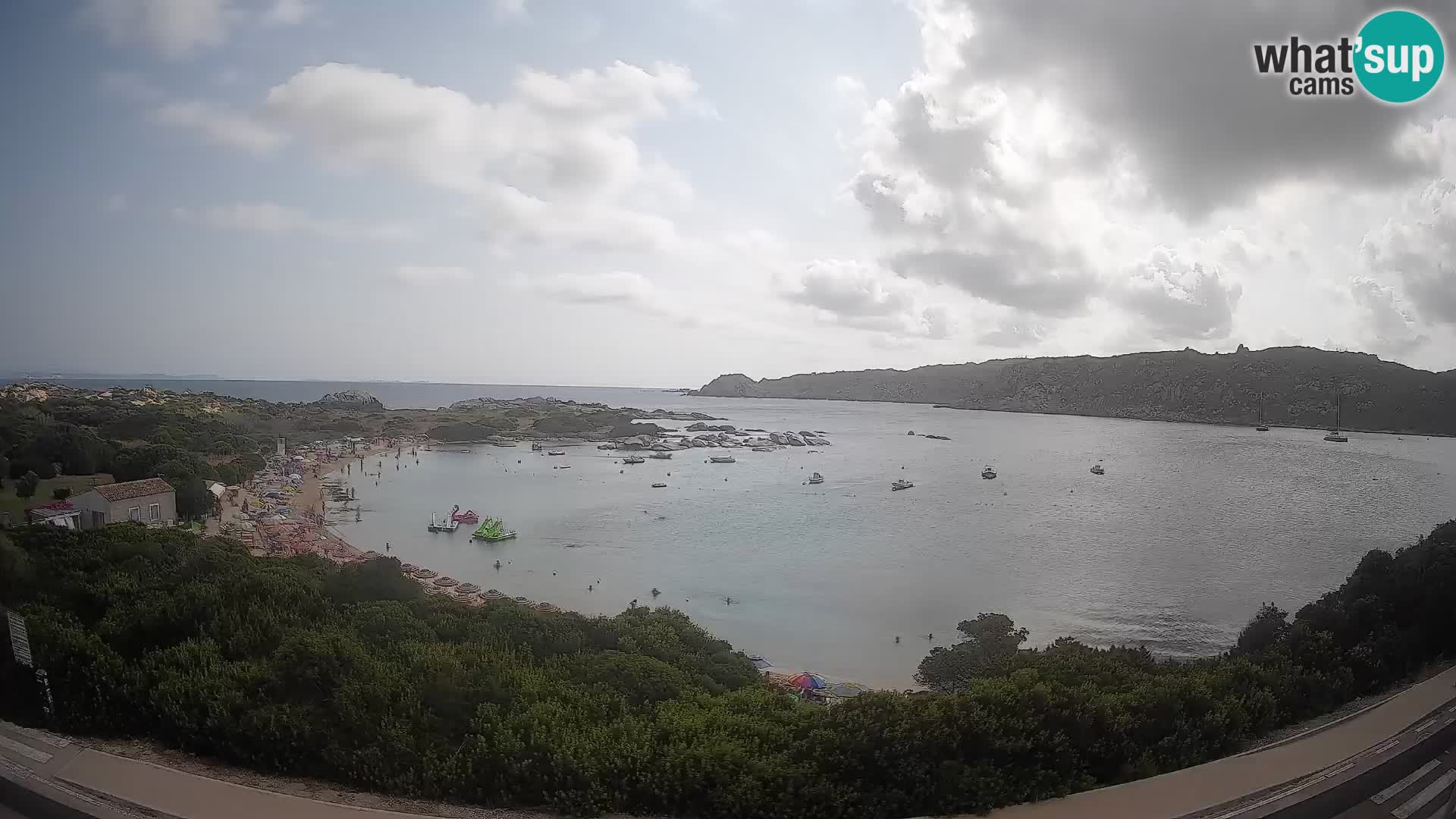 Webcam Rena di Levante – Live View from Capo Testa
