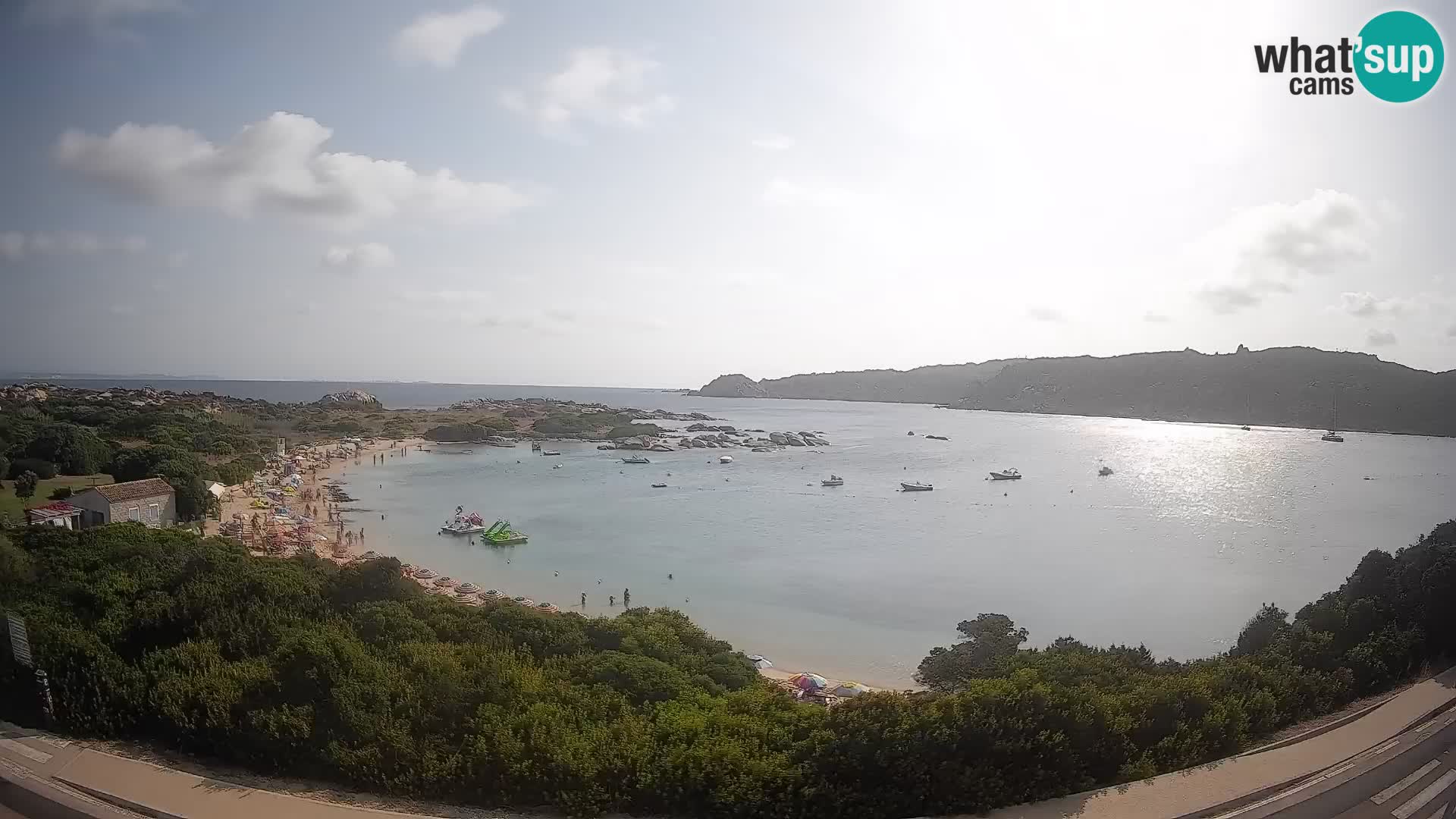 Webcam Rena di Levante – Live View from Capo Testa