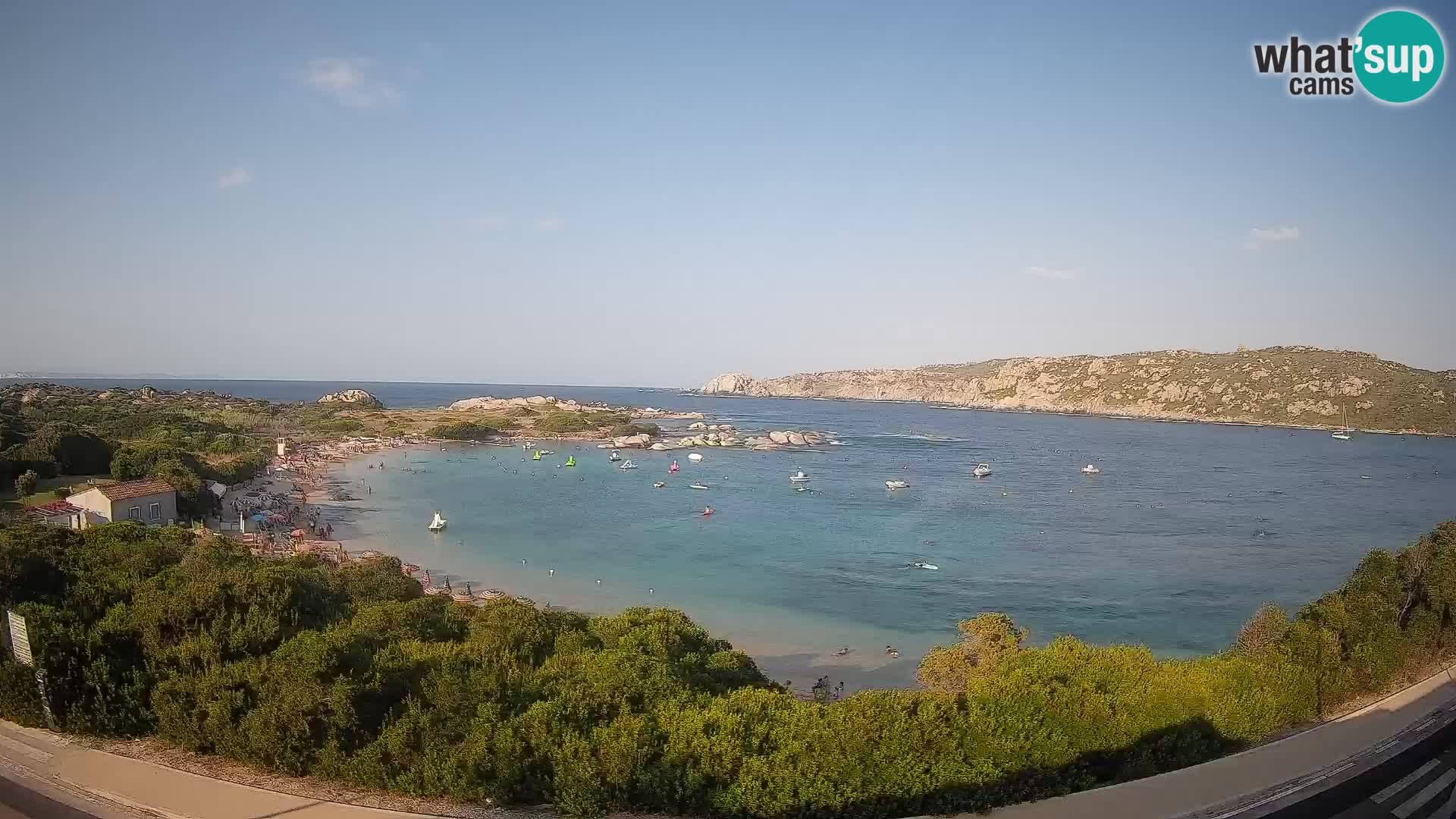 Webcam Rena di Levante – Live View from Capo Testa