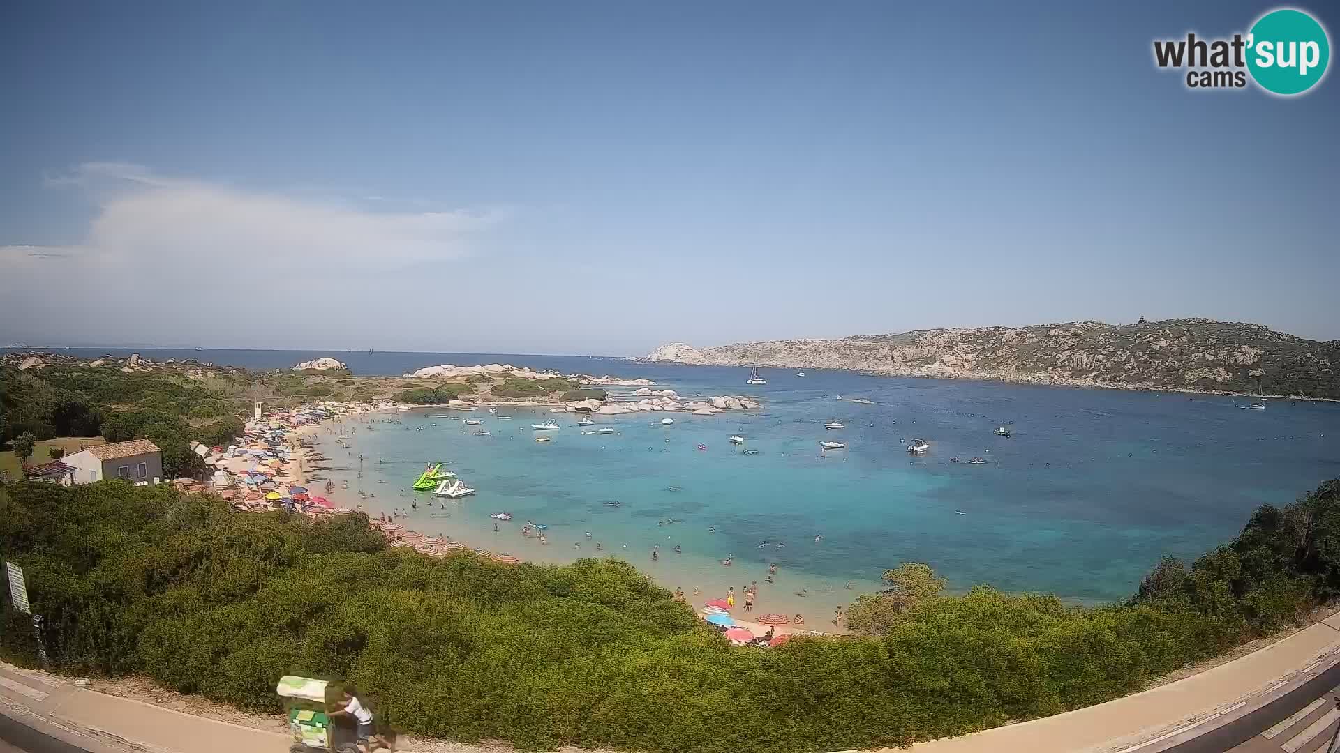 Webcam Rena di Levante – Live View from Capo Testa