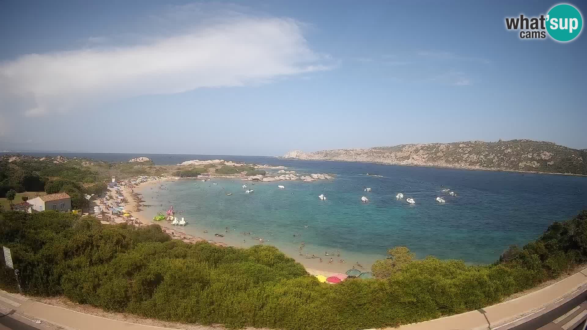 Webcam Rena di Levante – Live View from Capo Testa