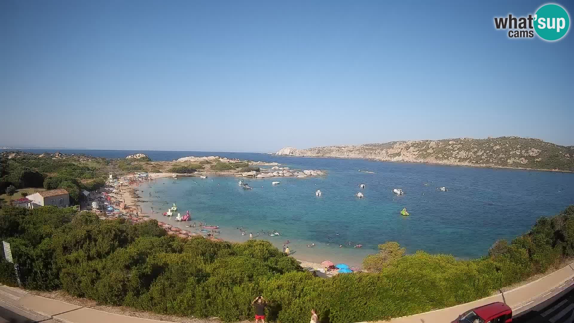 Webcam Rena di Levante – Live View from Capo Testa