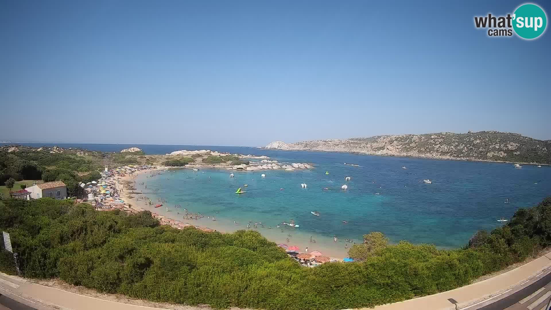 Webcam Rena di Levante – Live View from Capo Testa