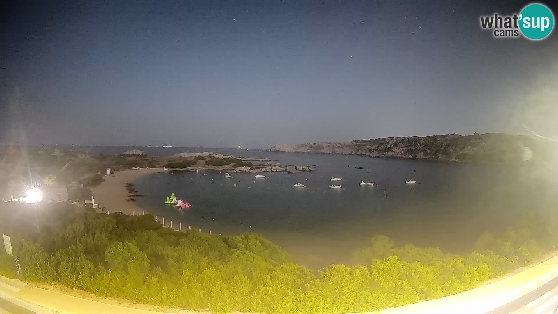 Web kamera Rena di Levante – Pogled uživo s Capo Testa