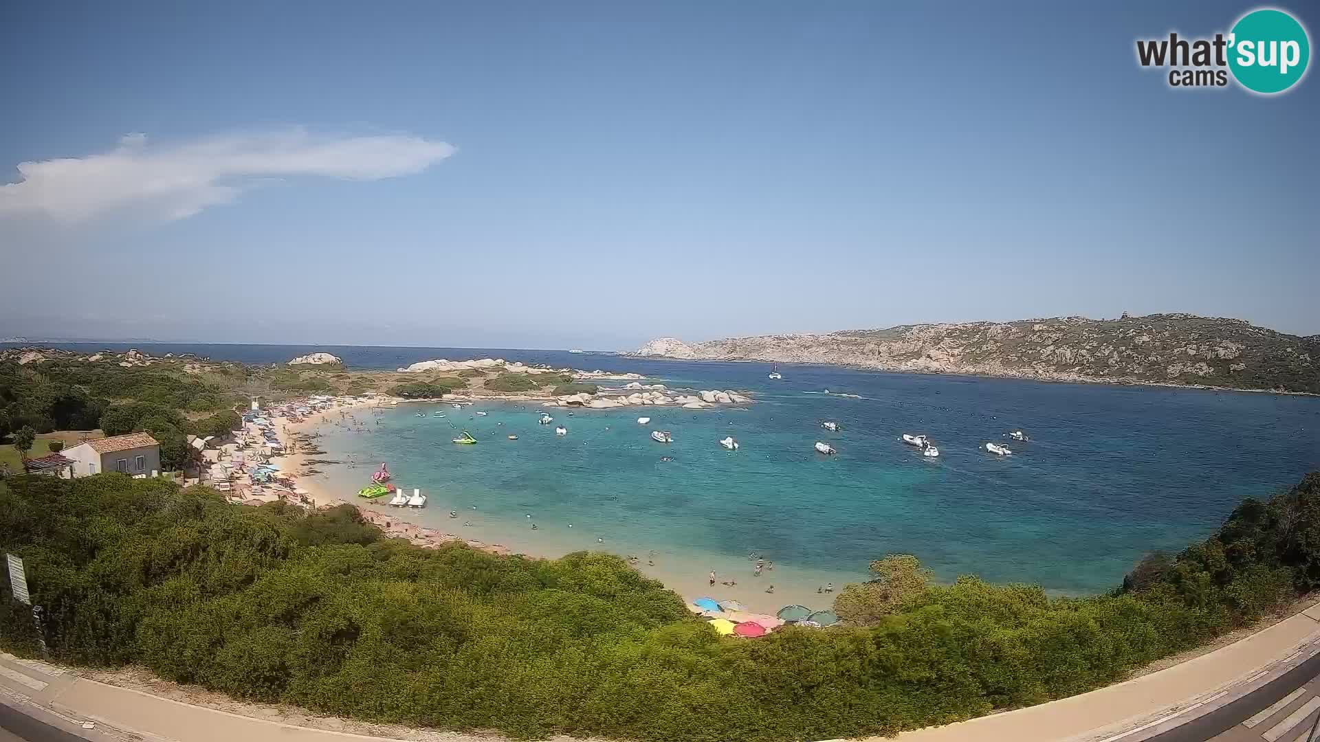 Webcam Rena di Levante – Live View from Capo Testa
