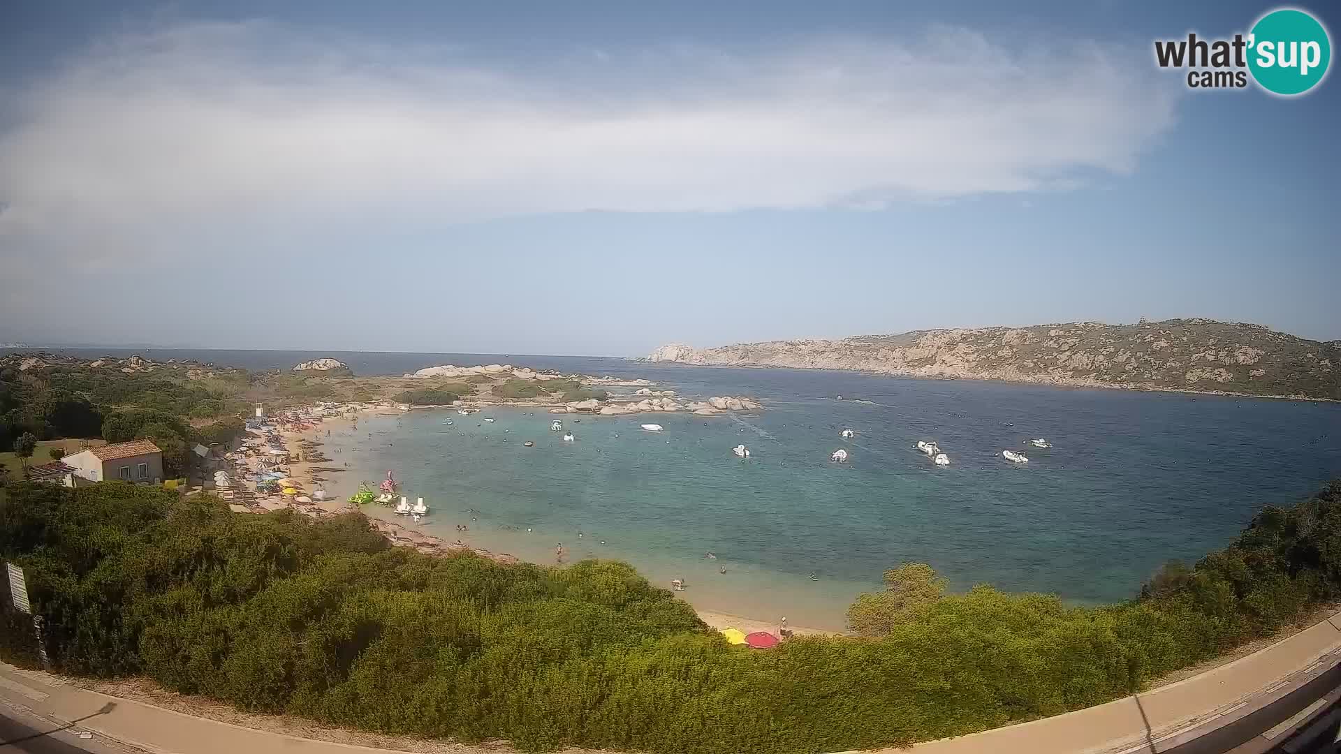 Webcam Rena di Levante – Live View from Capo Testa