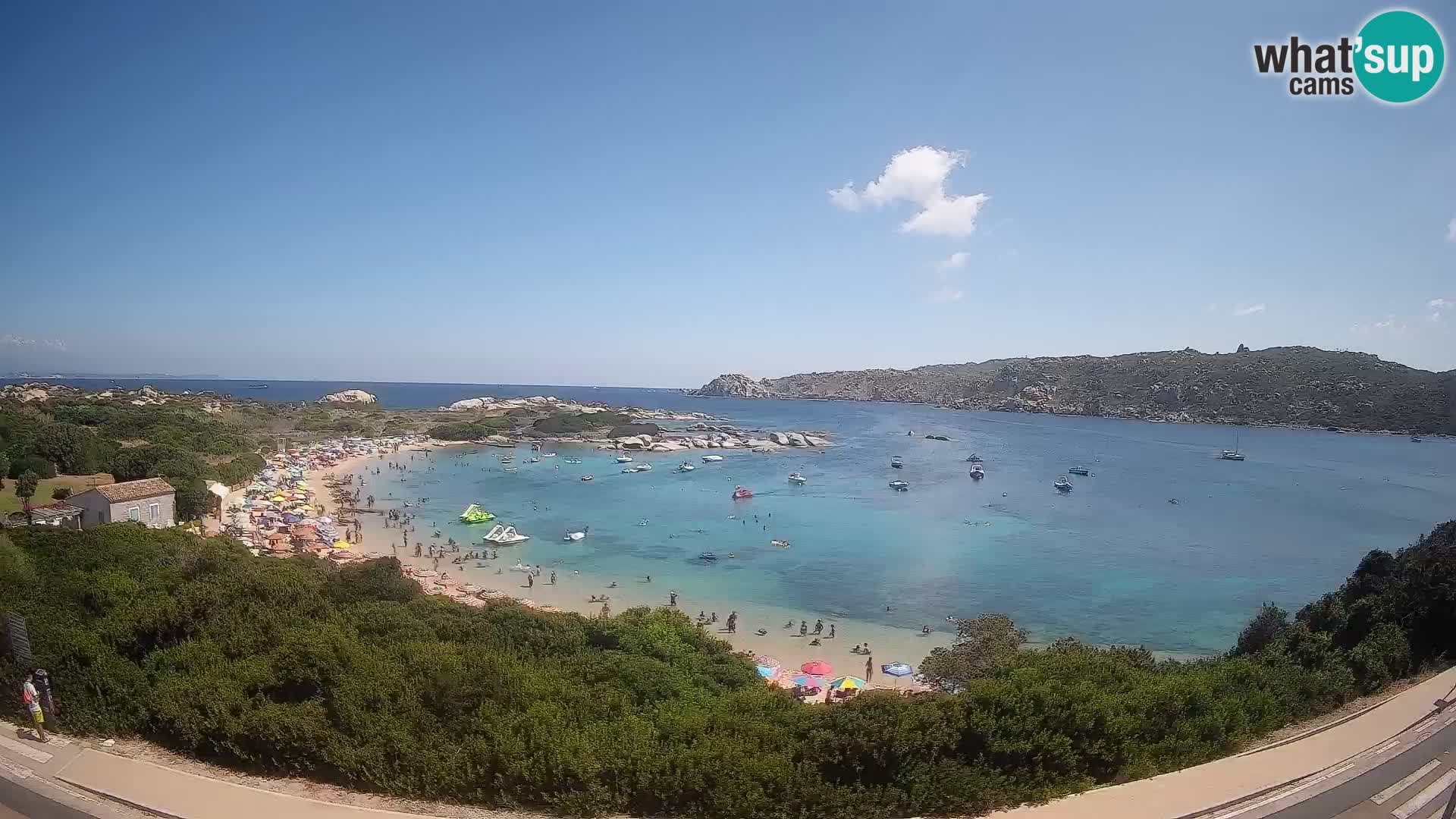 Webcam Rena di Levante – Live View from Capo Testa